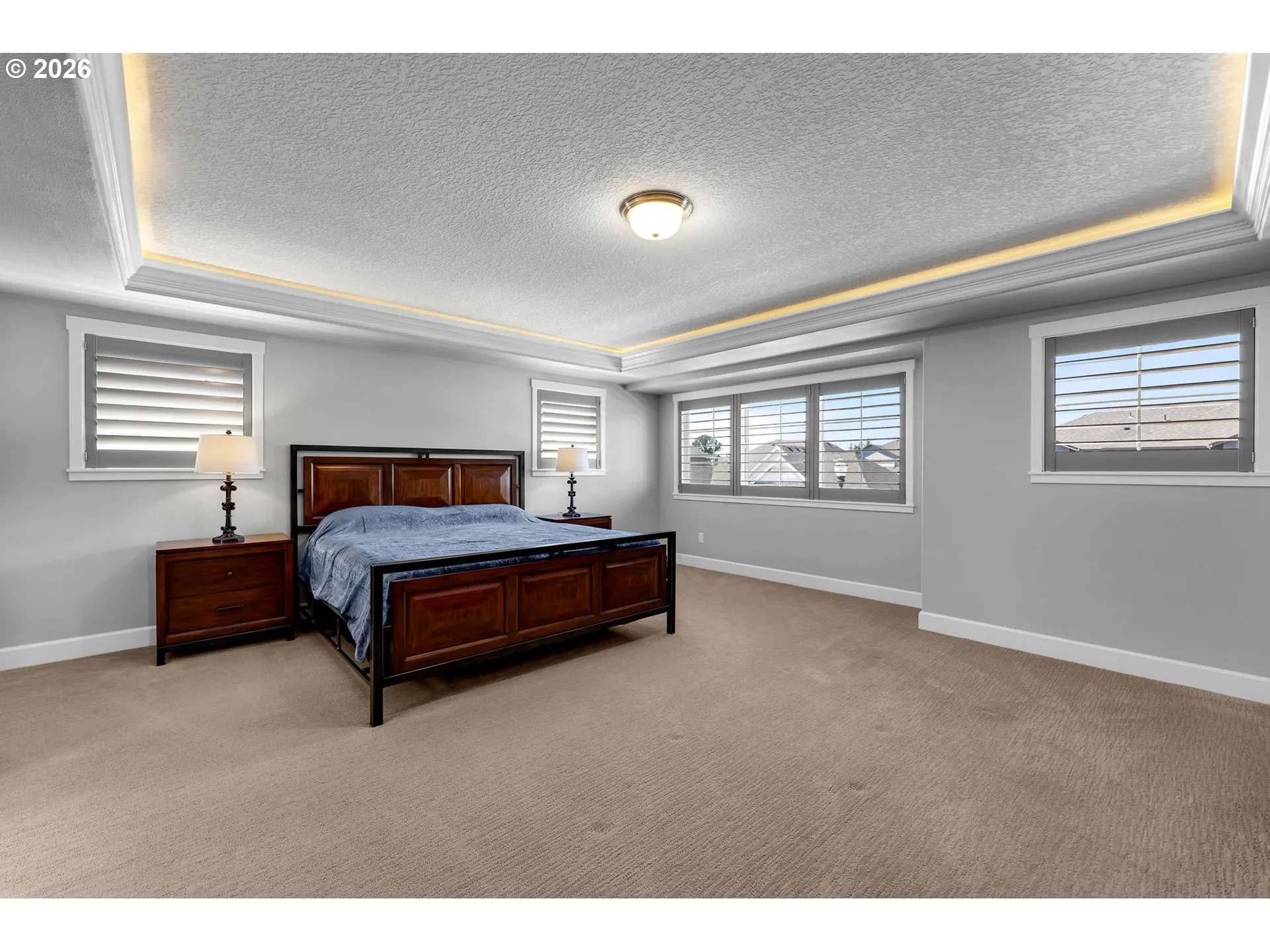 Primary Bedroom-Coffered Ceilings