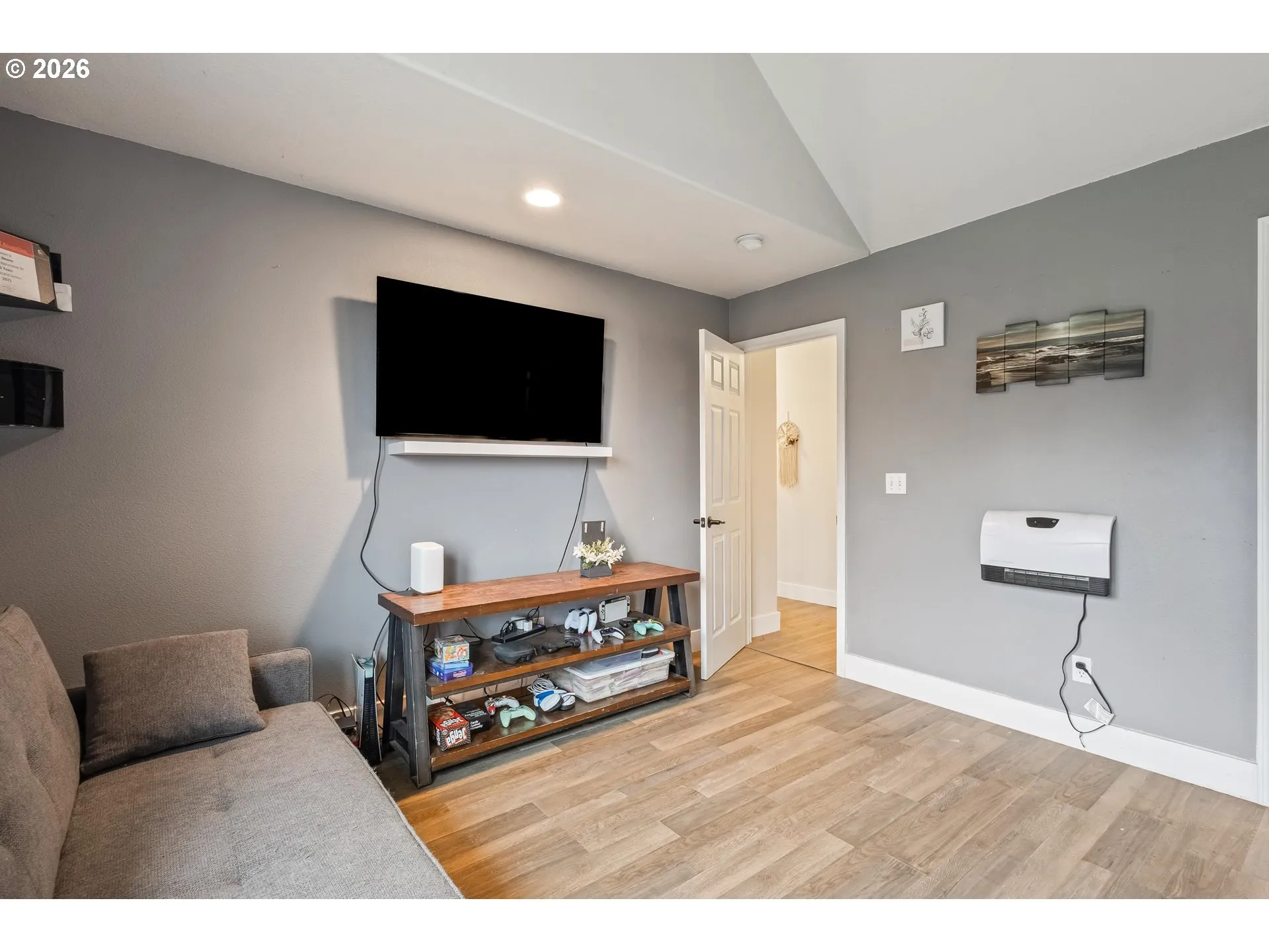 Owner's Suite Bedroom-Vaulted Ceilings