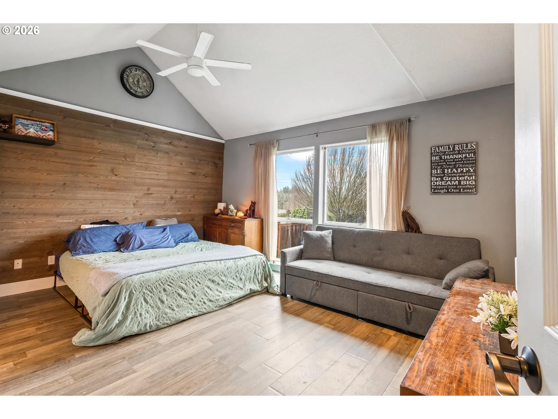 Owner's Suite Bedroom-Vaulted Ceilings