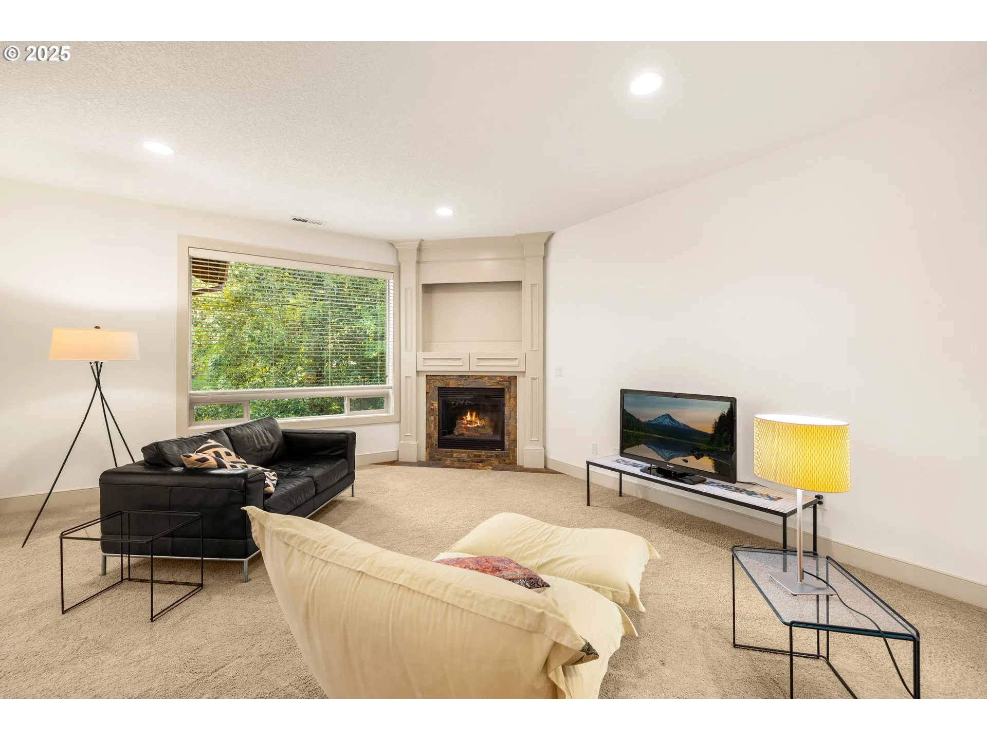 Living Room-Fireplace