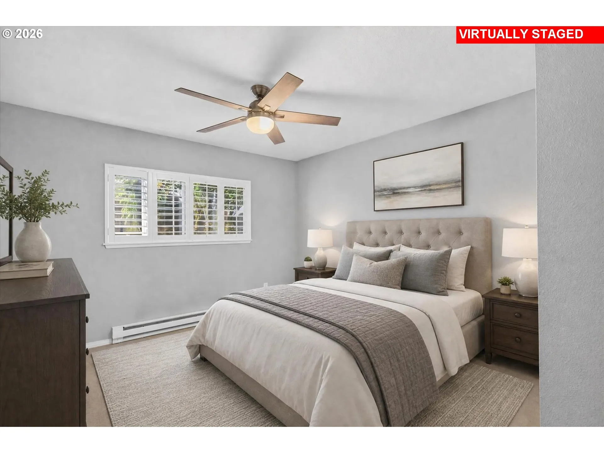 Bedroom, Primary-Ceiling Fan