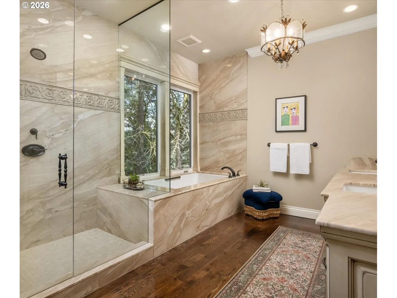 Bathroom, Attached-Walk in Shower