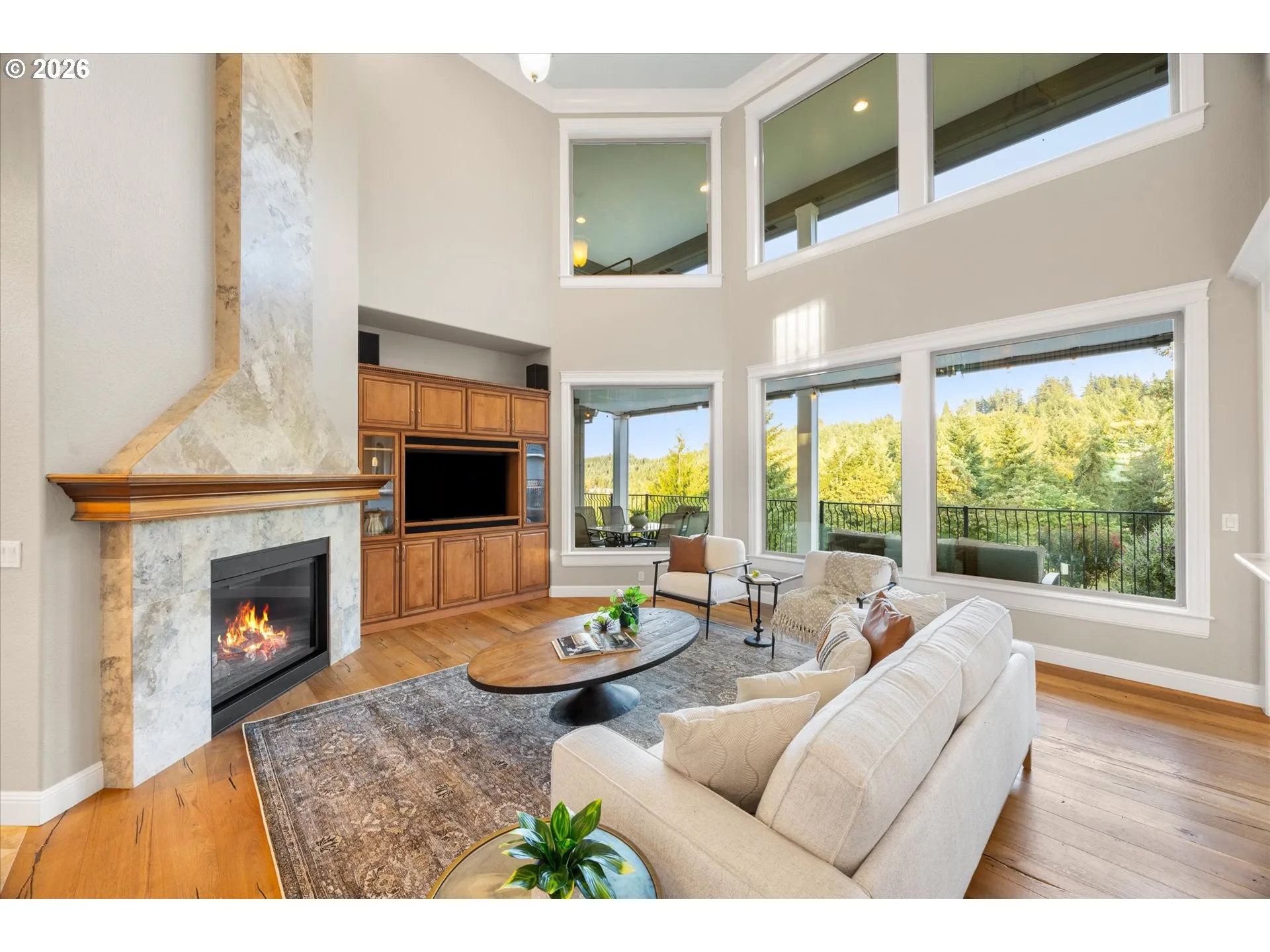 Living Room-Fireplace