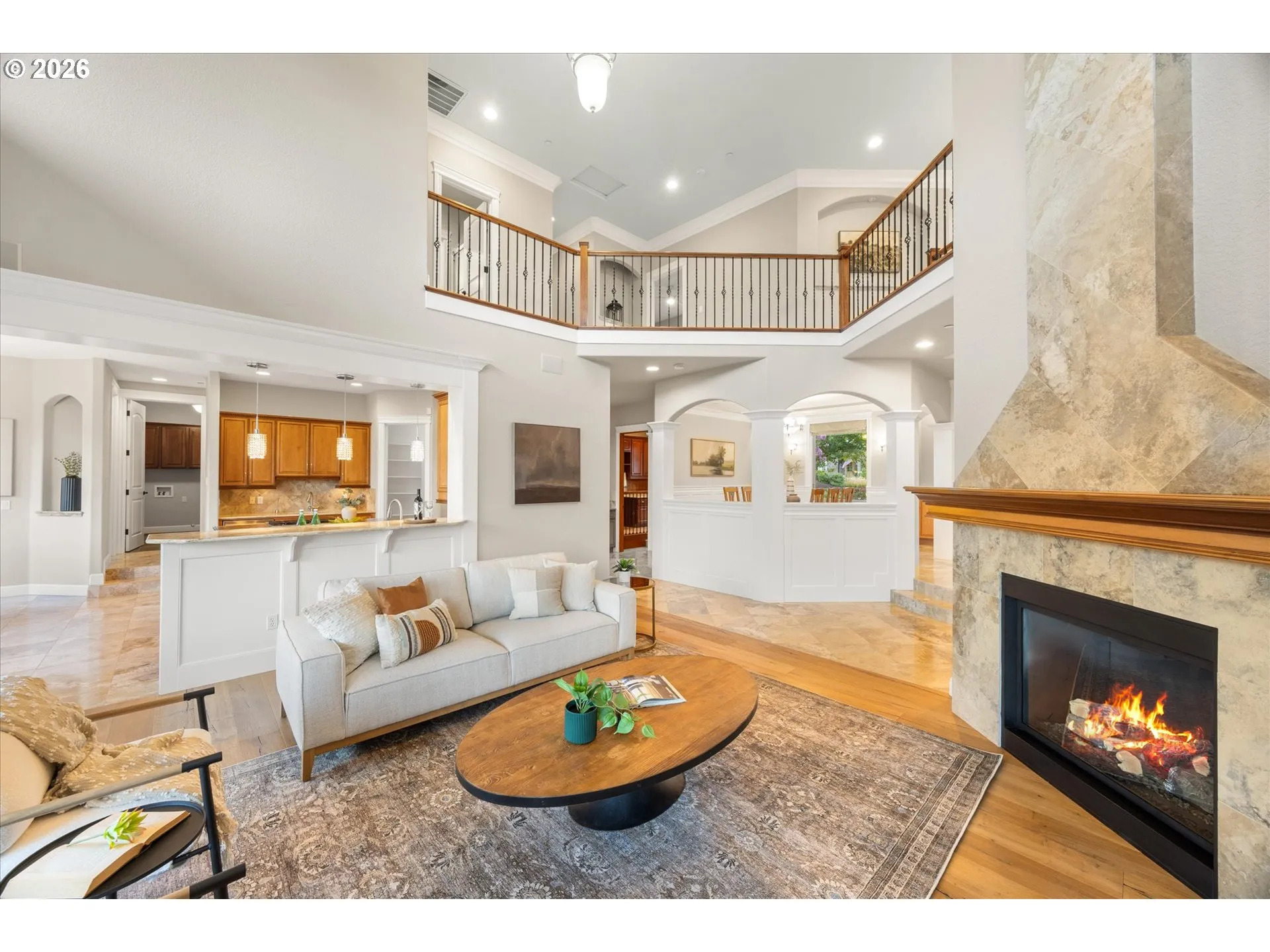 Living Room-Fireplace
