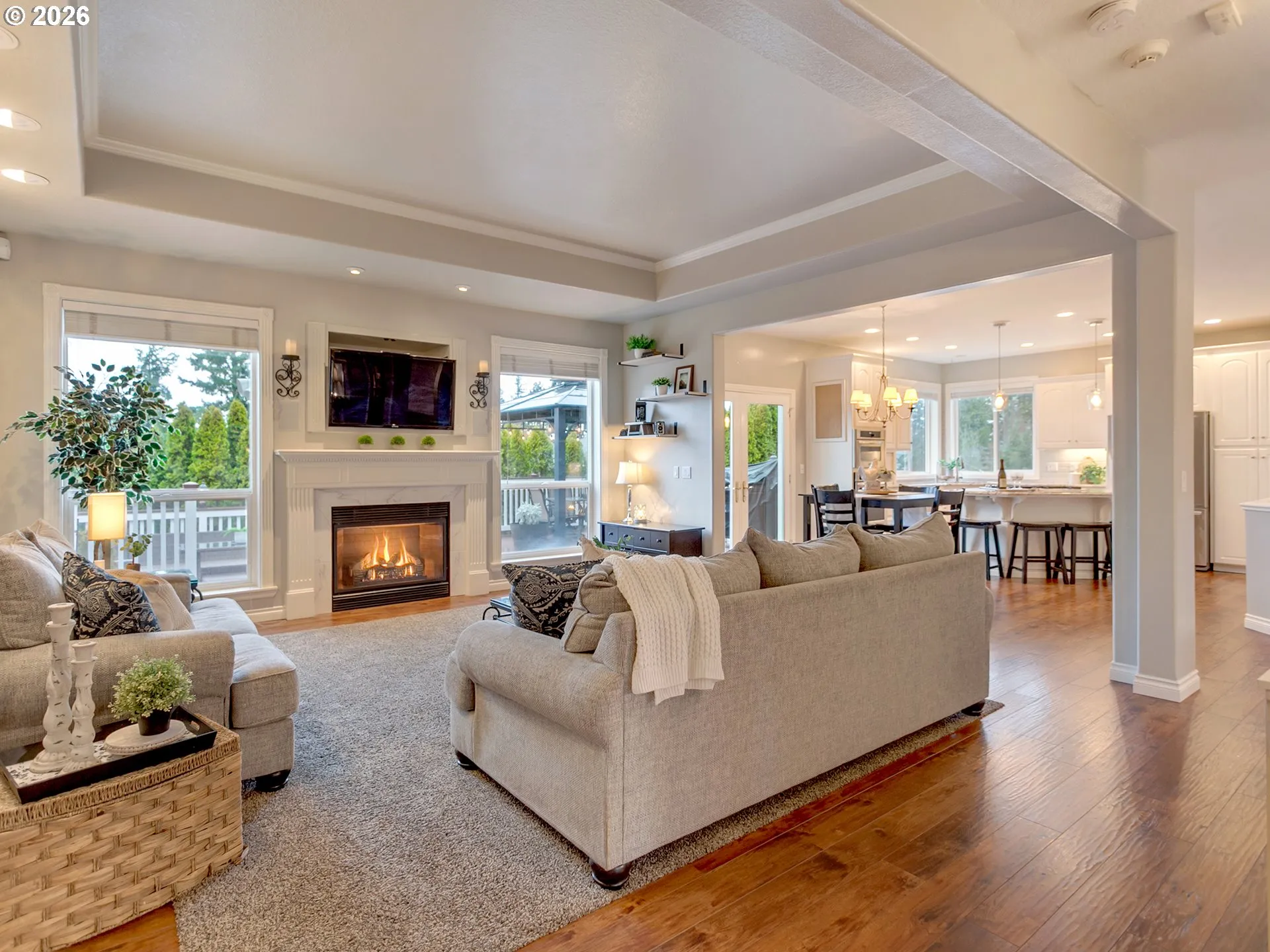 Living Room-Fireplace