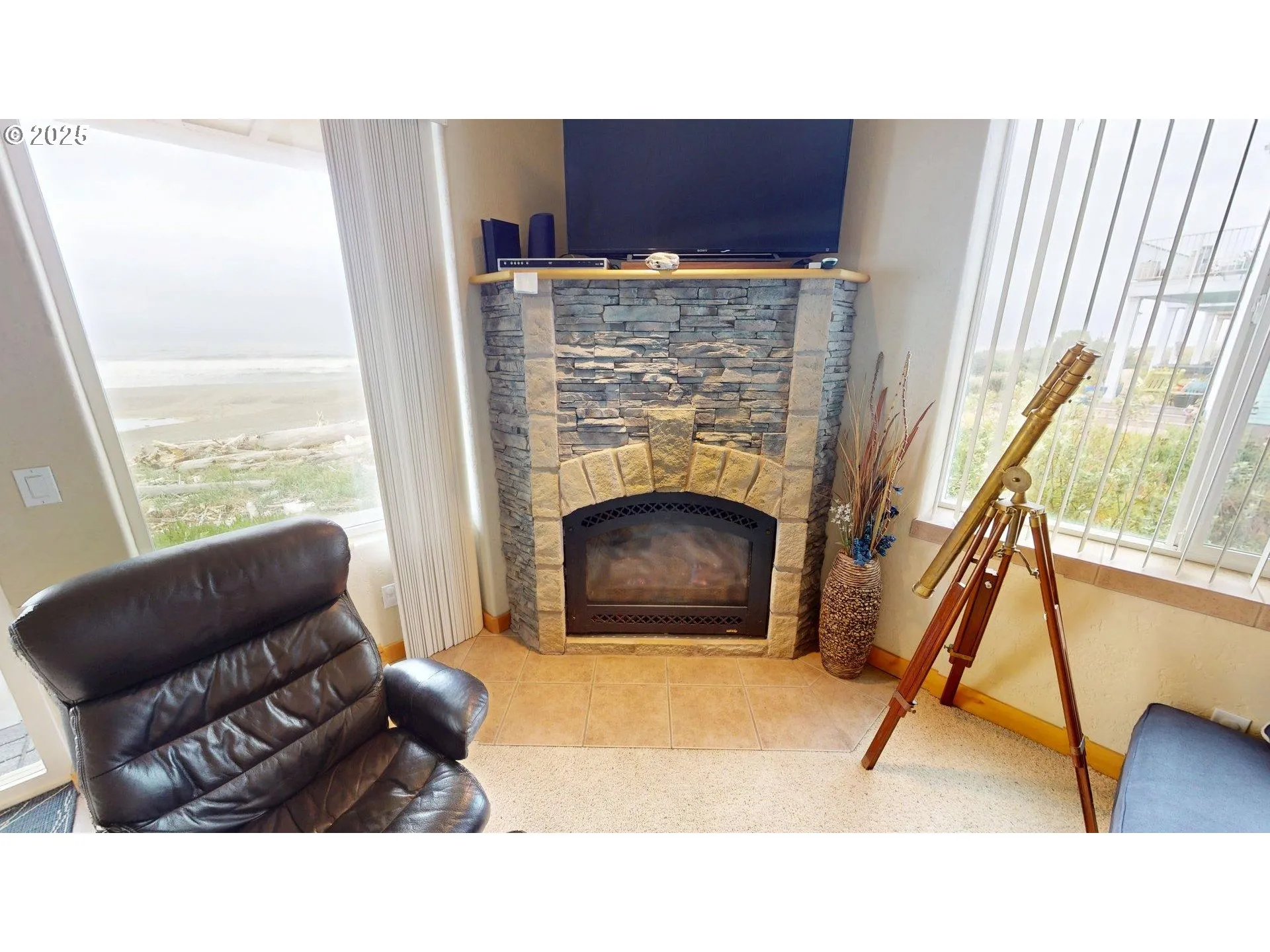 Living Room-Fireplace