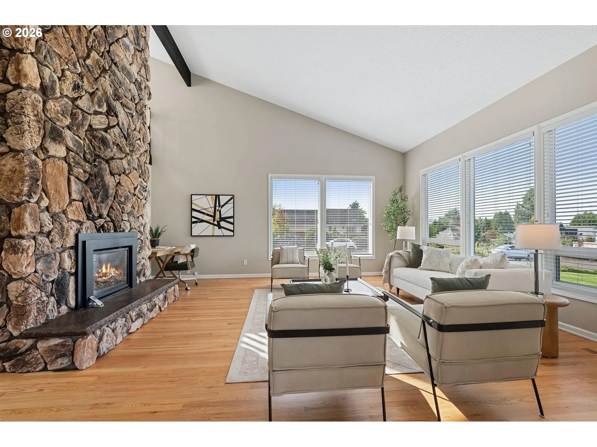 Living Room-Fireplace
