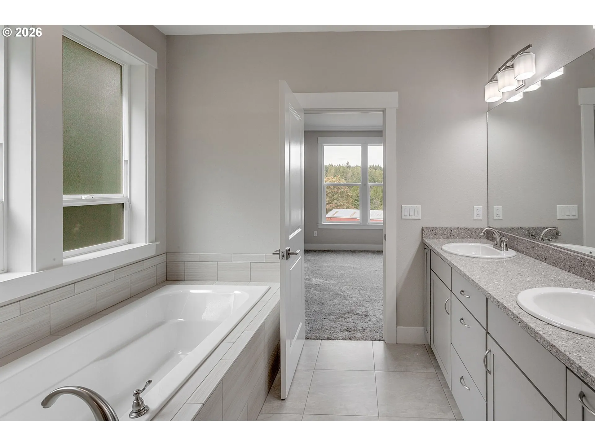 Primary Bedroom-Attached Bathroom