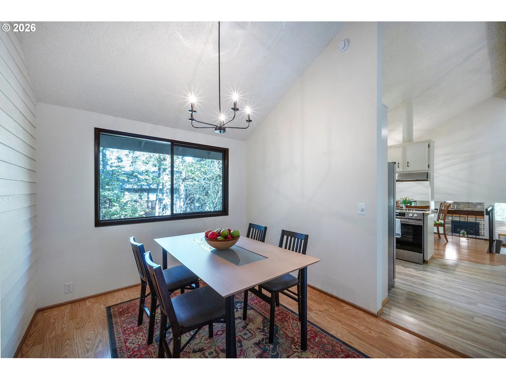 Dining Room-Vaulted Ceilings