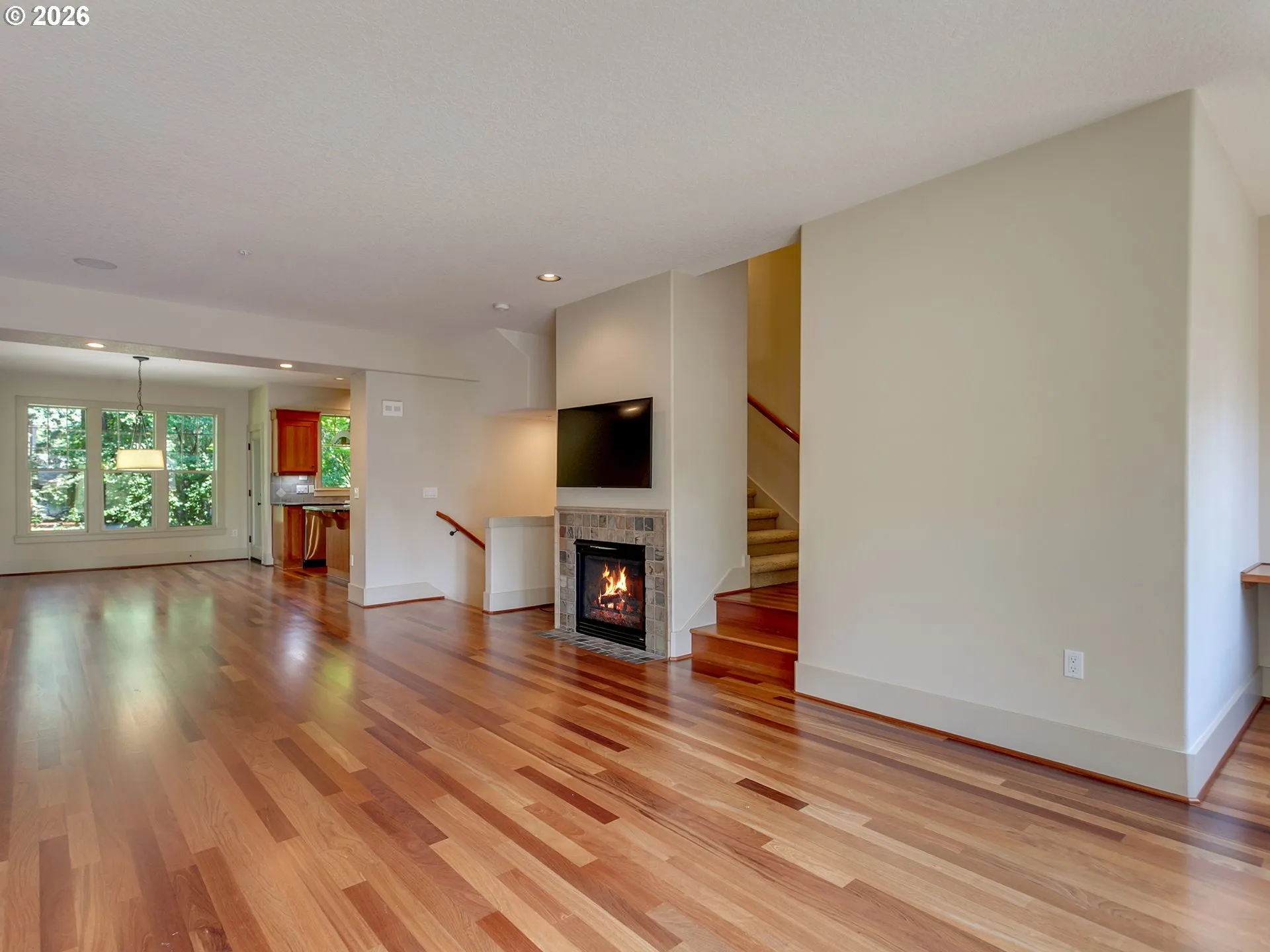 Living Room-Fireplace