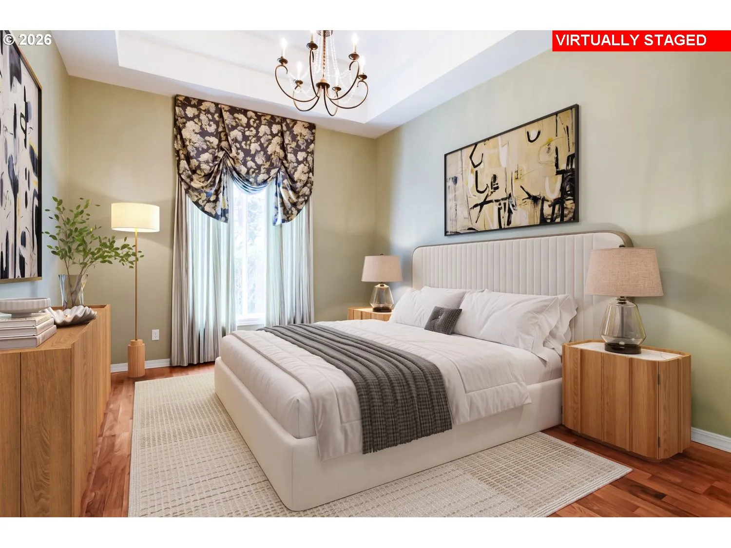 Bedroom, Owner's Suite-Coffered Ceilings