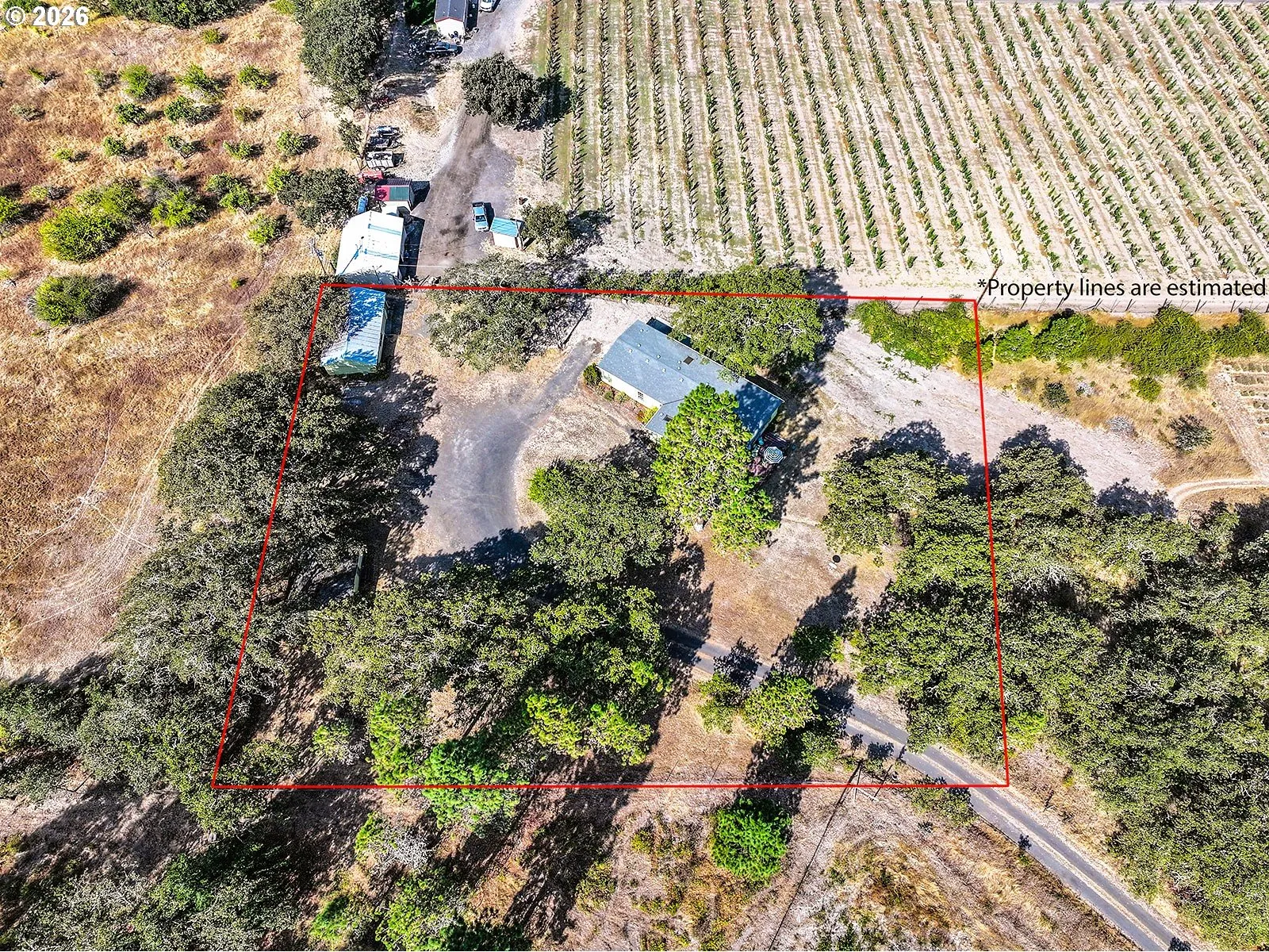 Approximate Property Lines-Aerial