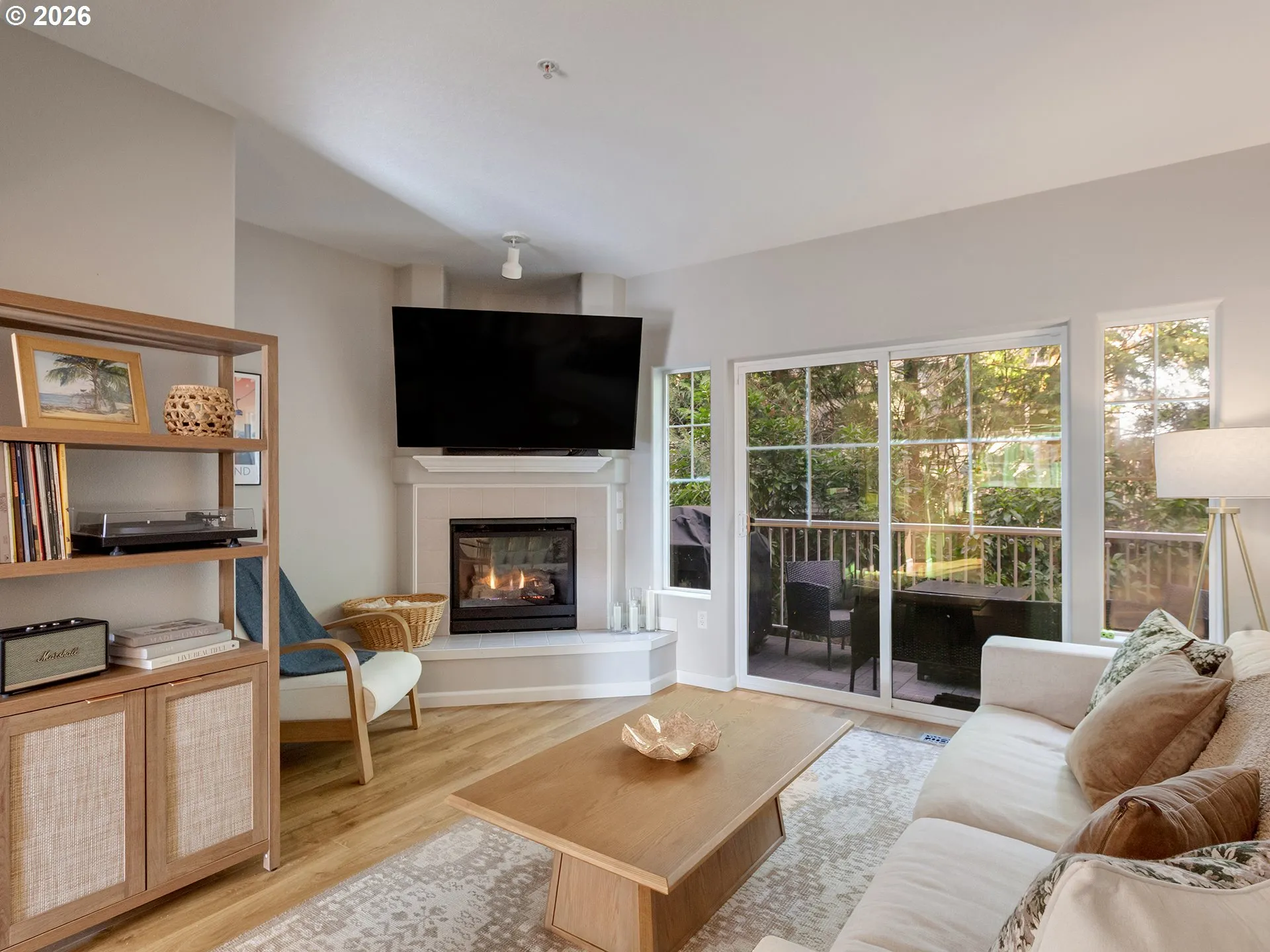 Living Room-Fireplace