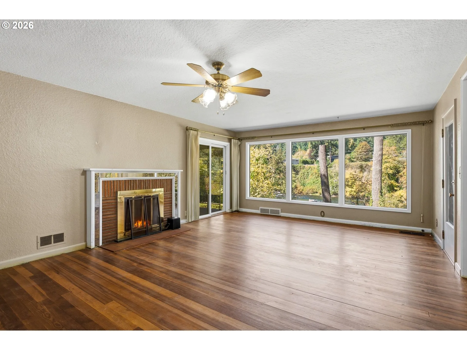 Living Room-Fireplace