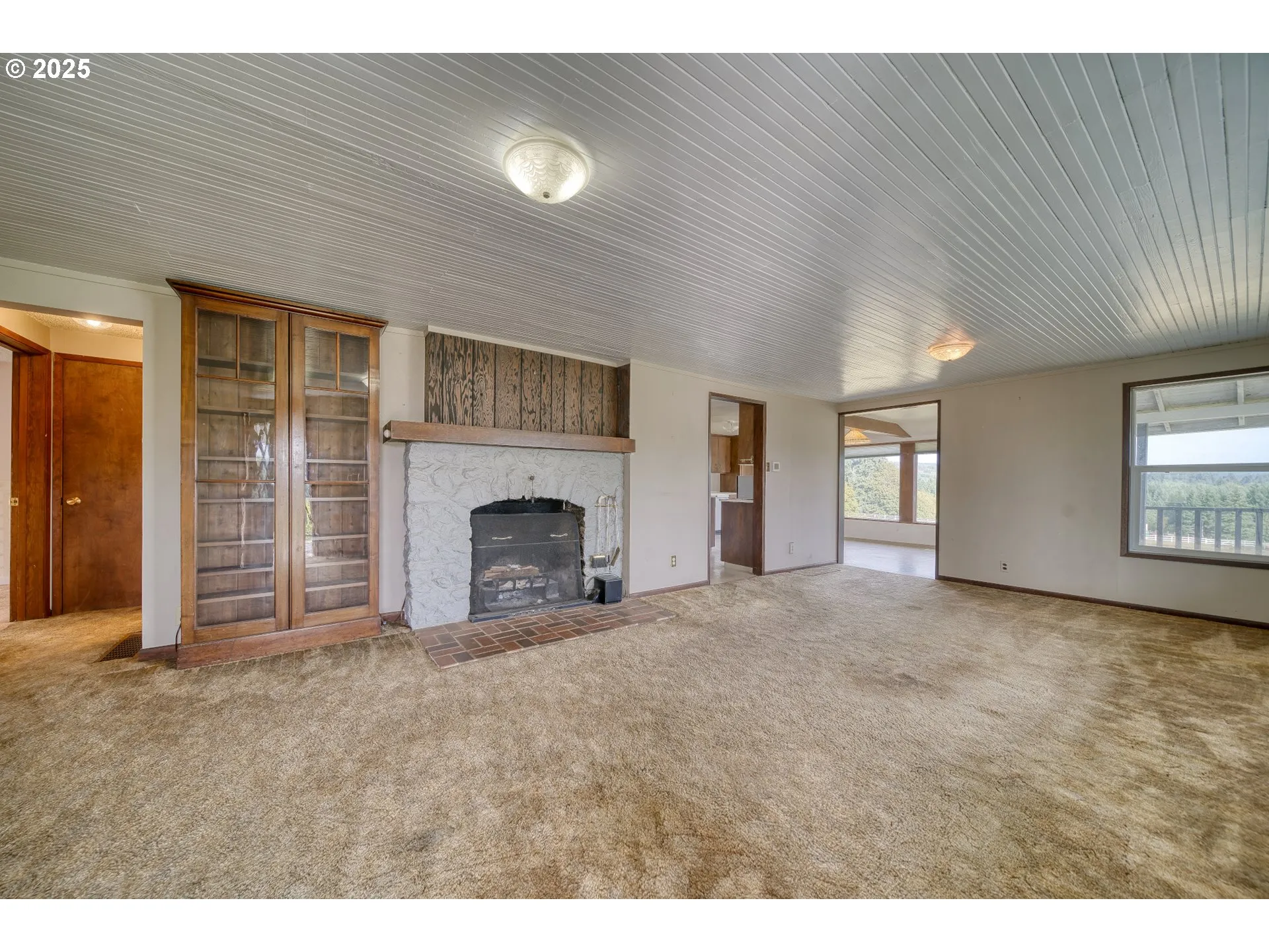 Living Room-Fireplace