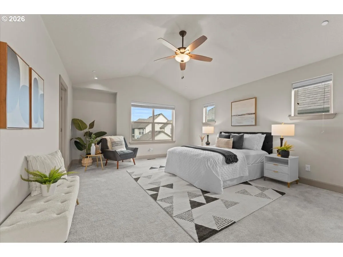 Primary Bedroom-Vaulted Ceilings