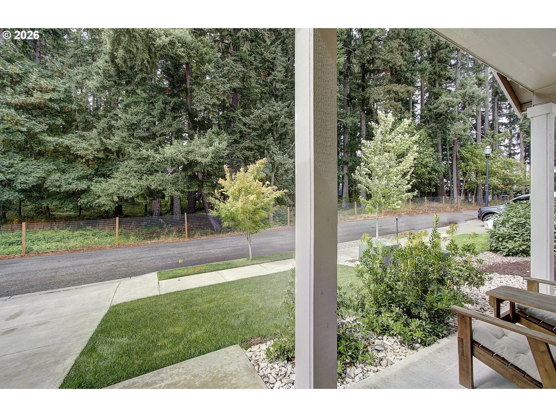 Front Yard-View From