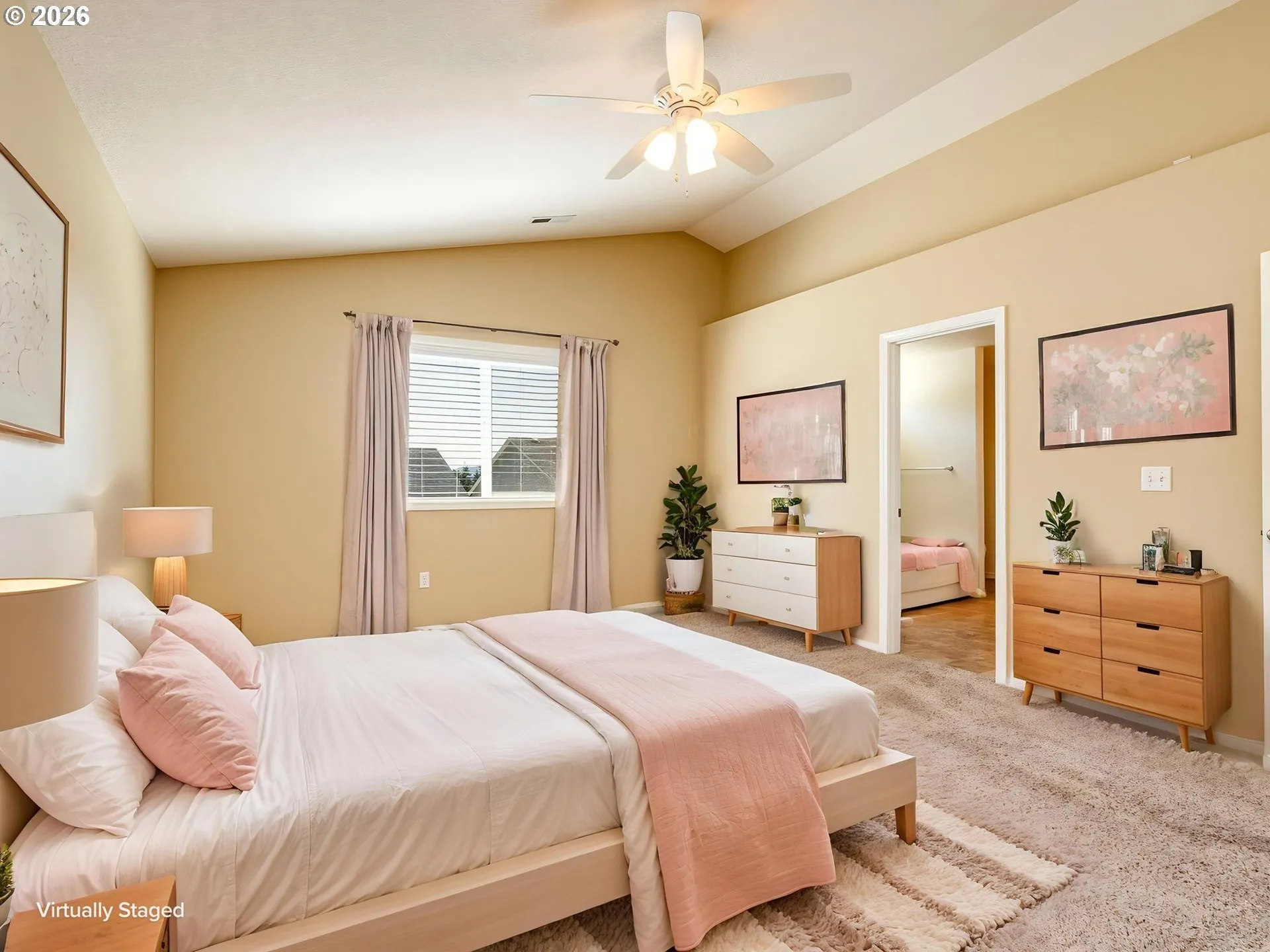 Primary Bedroom-Vaulted Ceilings