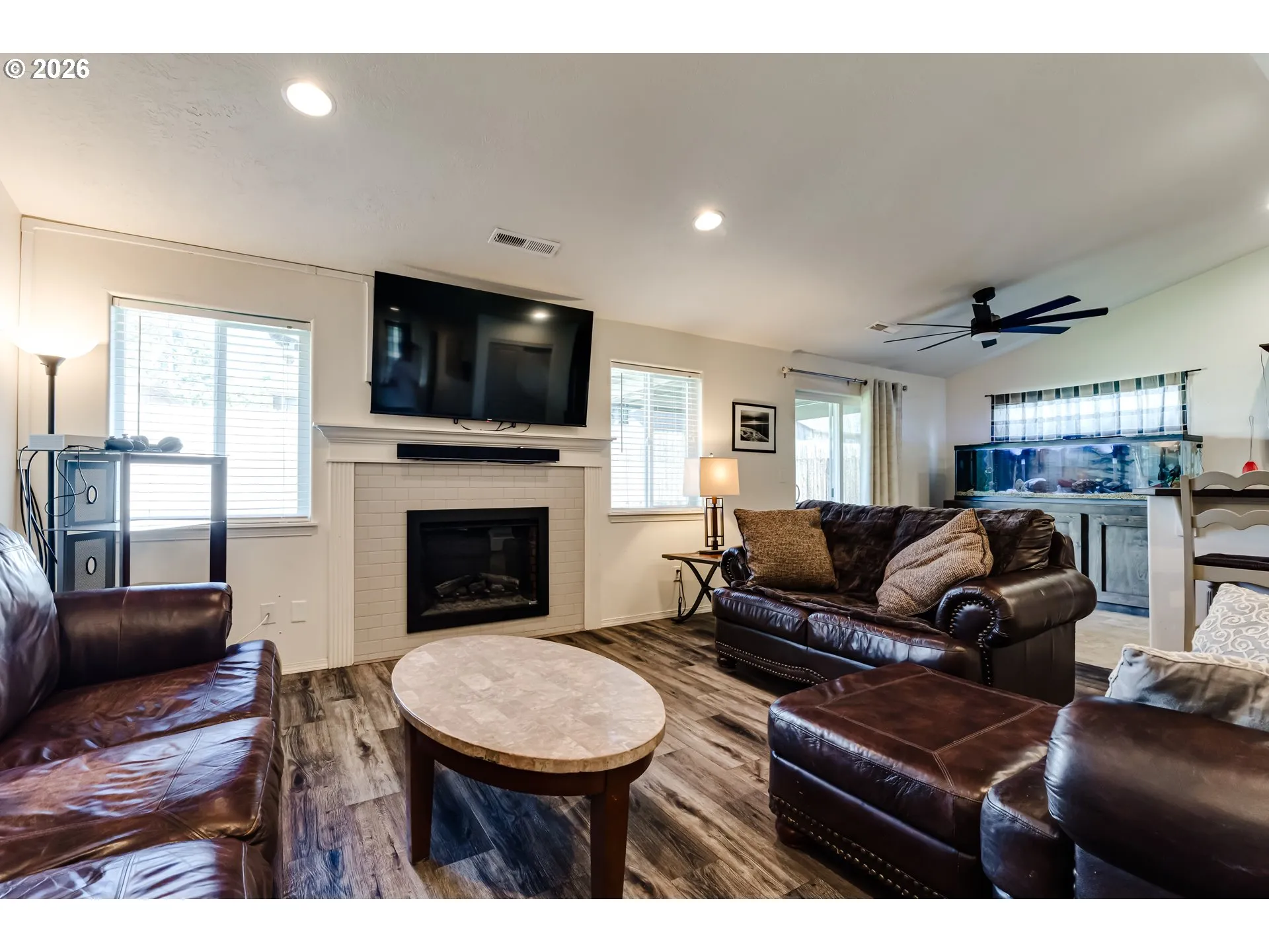 Living Room/Dining Room-Ceiling Fan