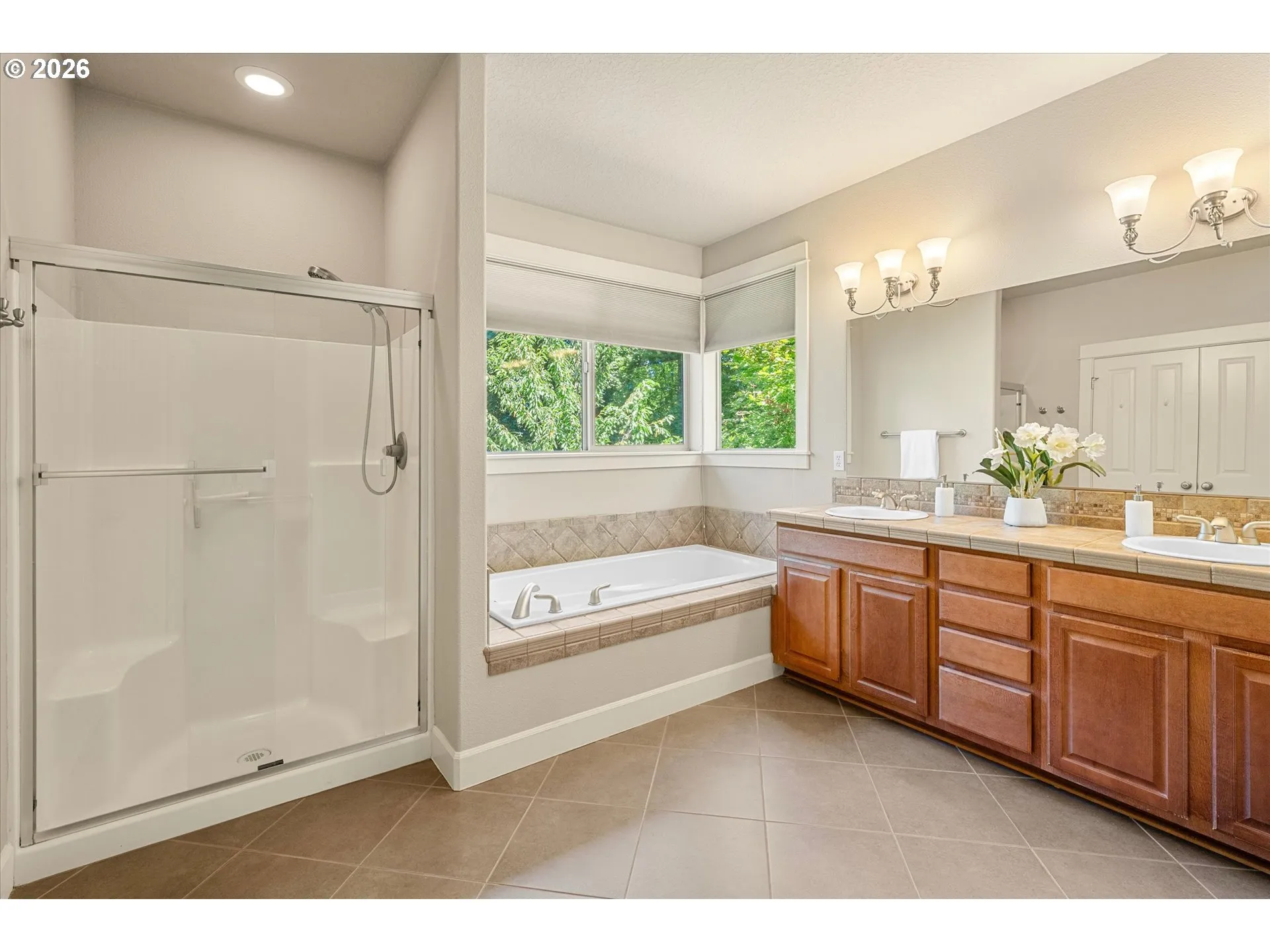 Bathroom, Attached-Double Sinks