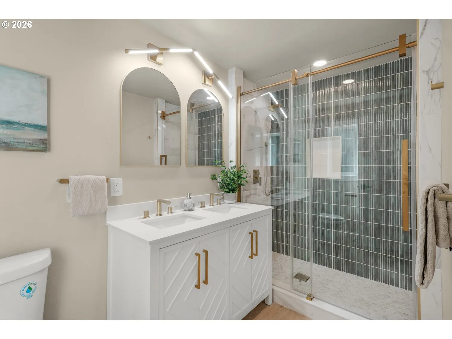 Primary Bedroom-Attached Bathroom