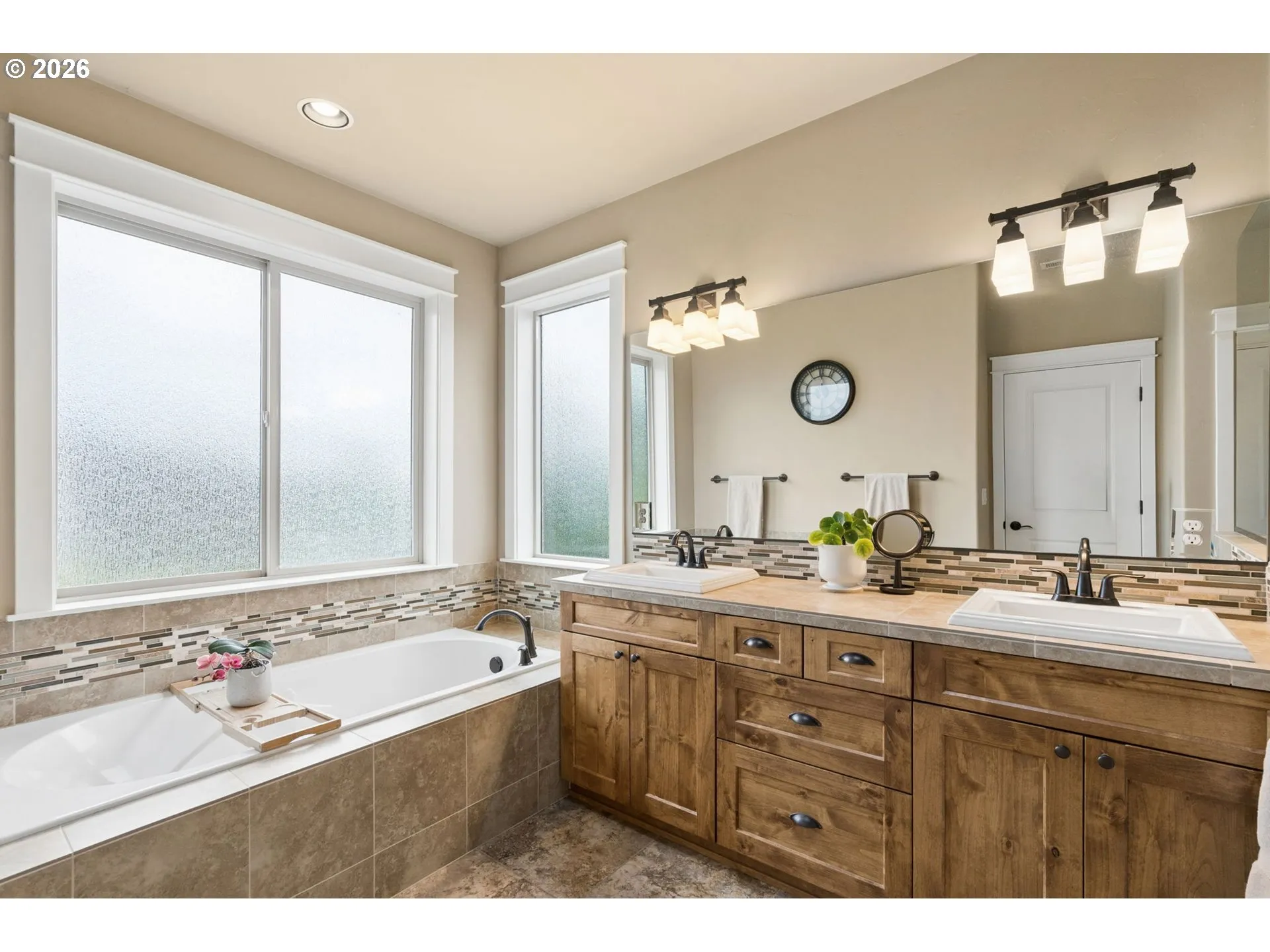 Bathroom, Attached-Double Sinks