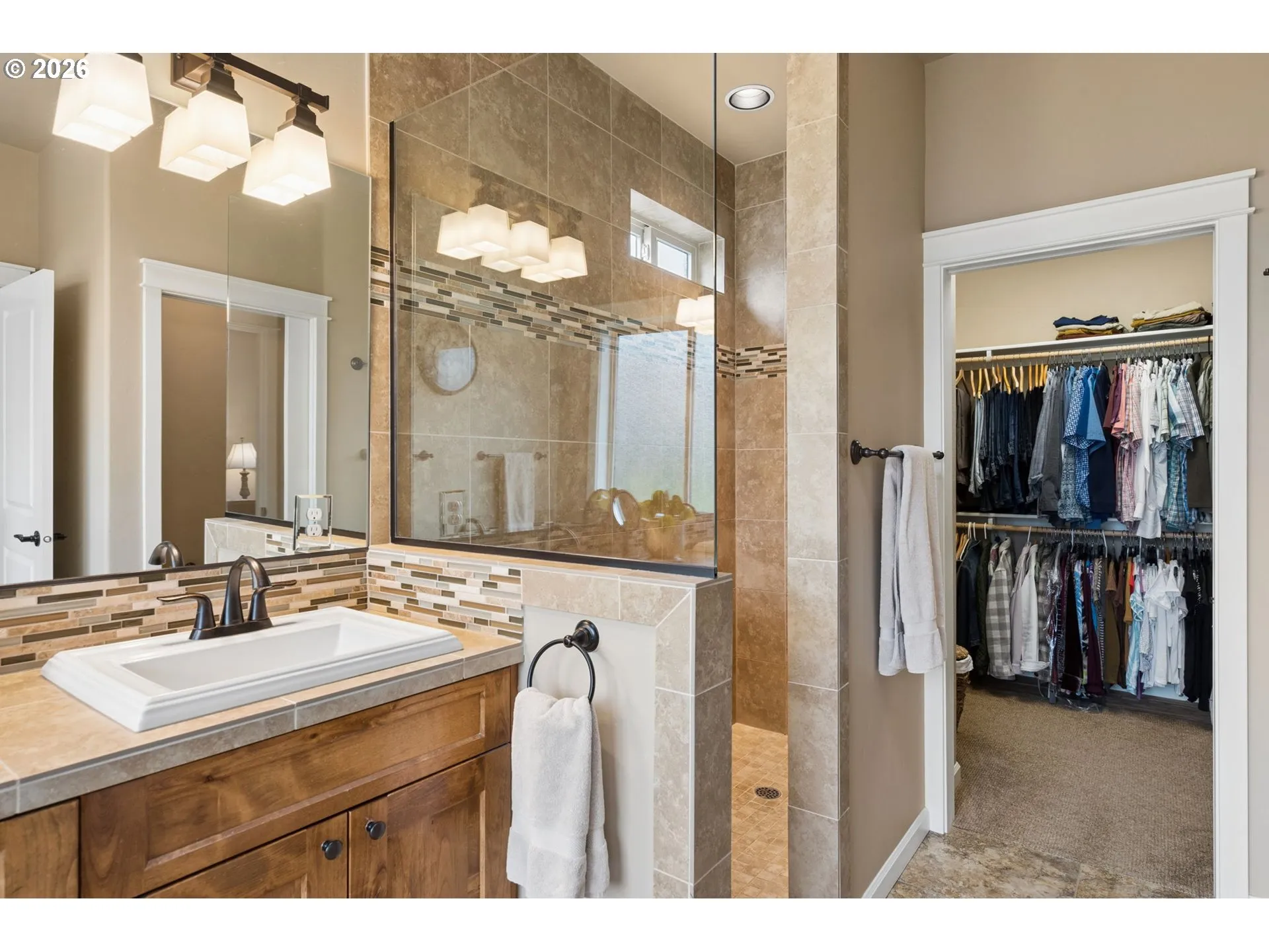Bathroom, Attached-Walk in Shower