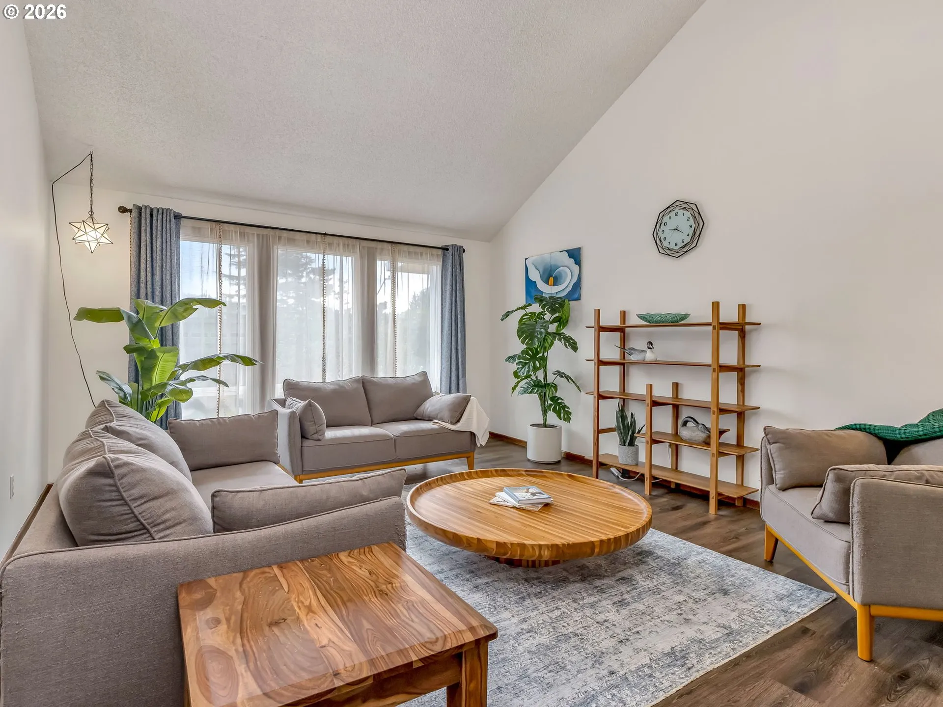 Living Room-Vaulted Ceilings
