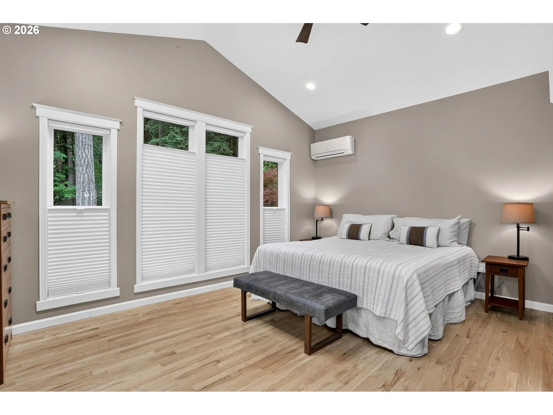 Primary Bedroom-Vaulted Ceilings