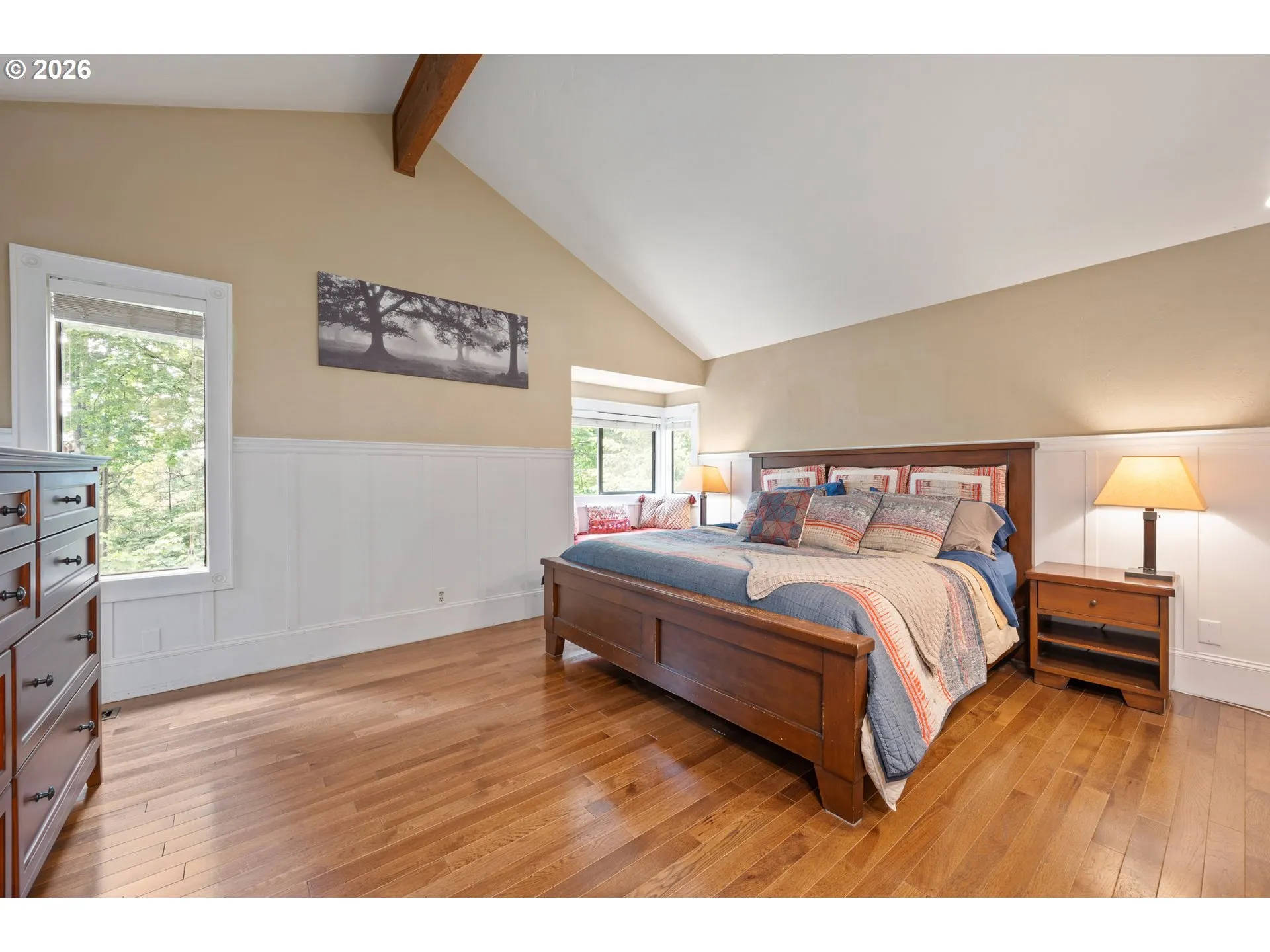 Owner's Suite Bedroom-Vaulted Ceilings
