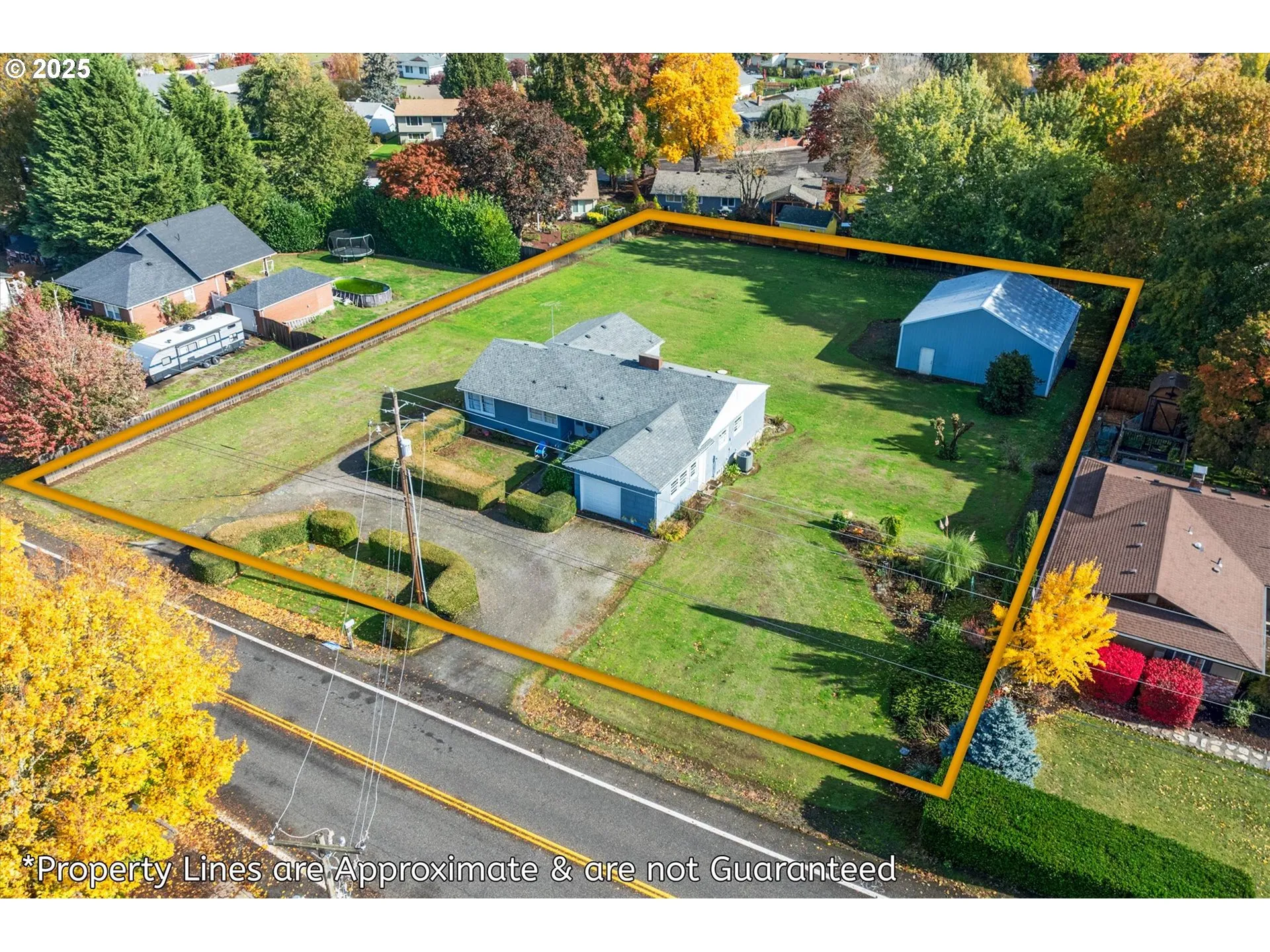 Approximate Property Lines-Aerial