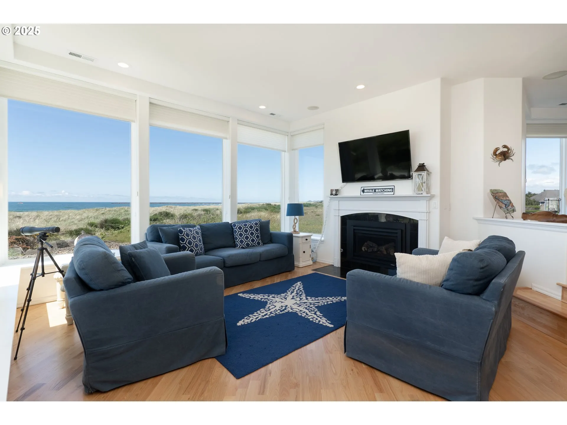 Living Room-Fireplace