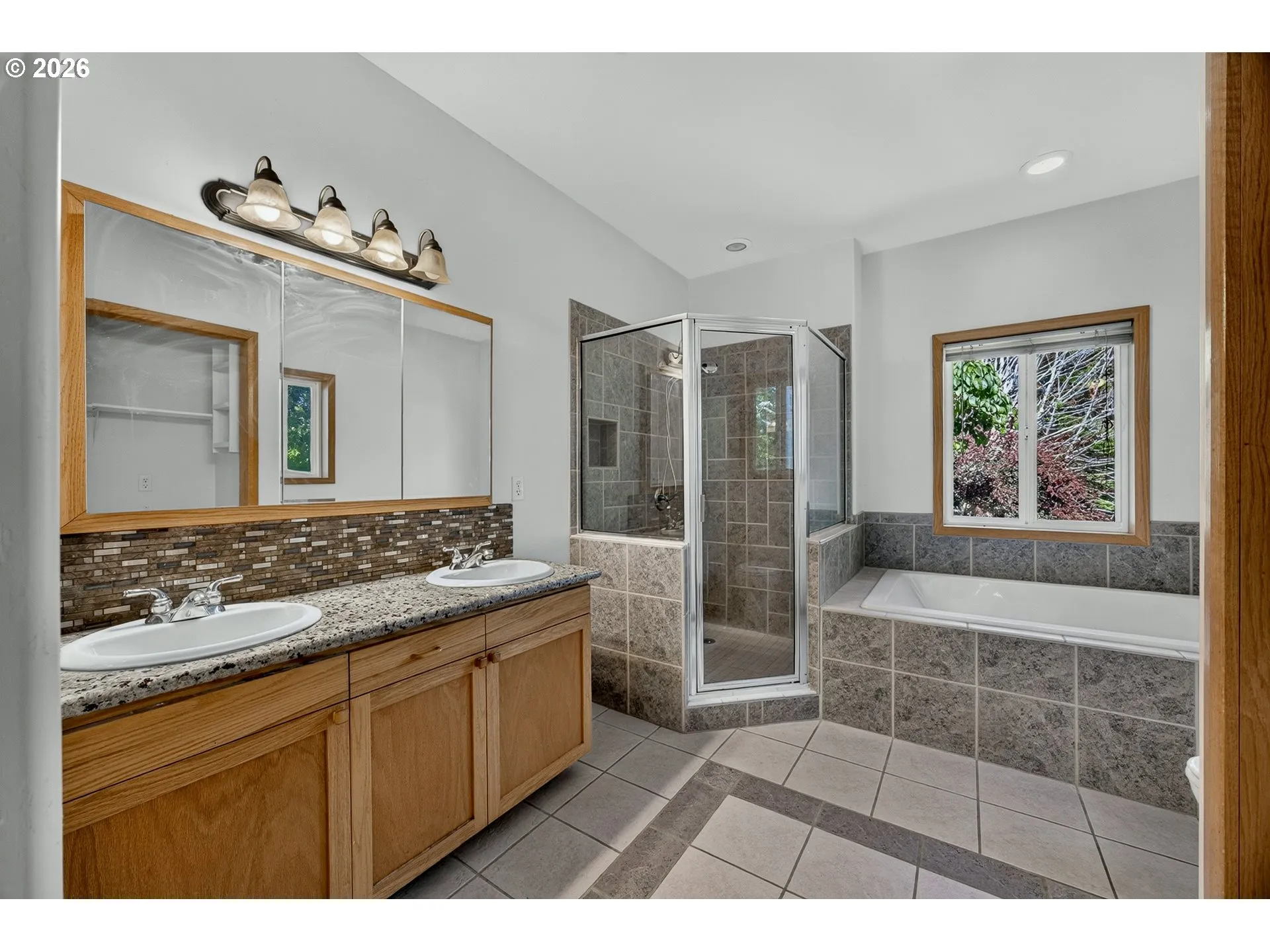 Bathroom, Attached-Double Sinks
