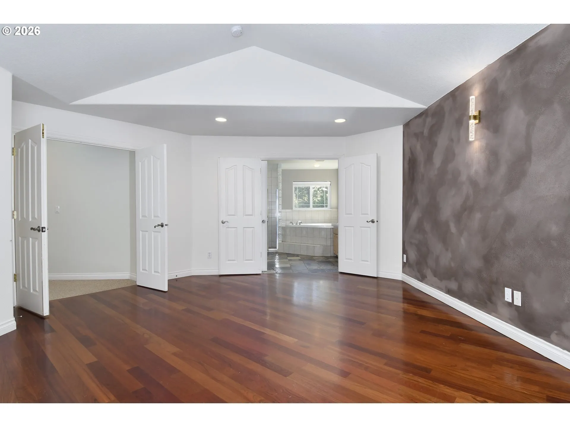 Owner's Suite Bedroom-Vaulted Ceilings