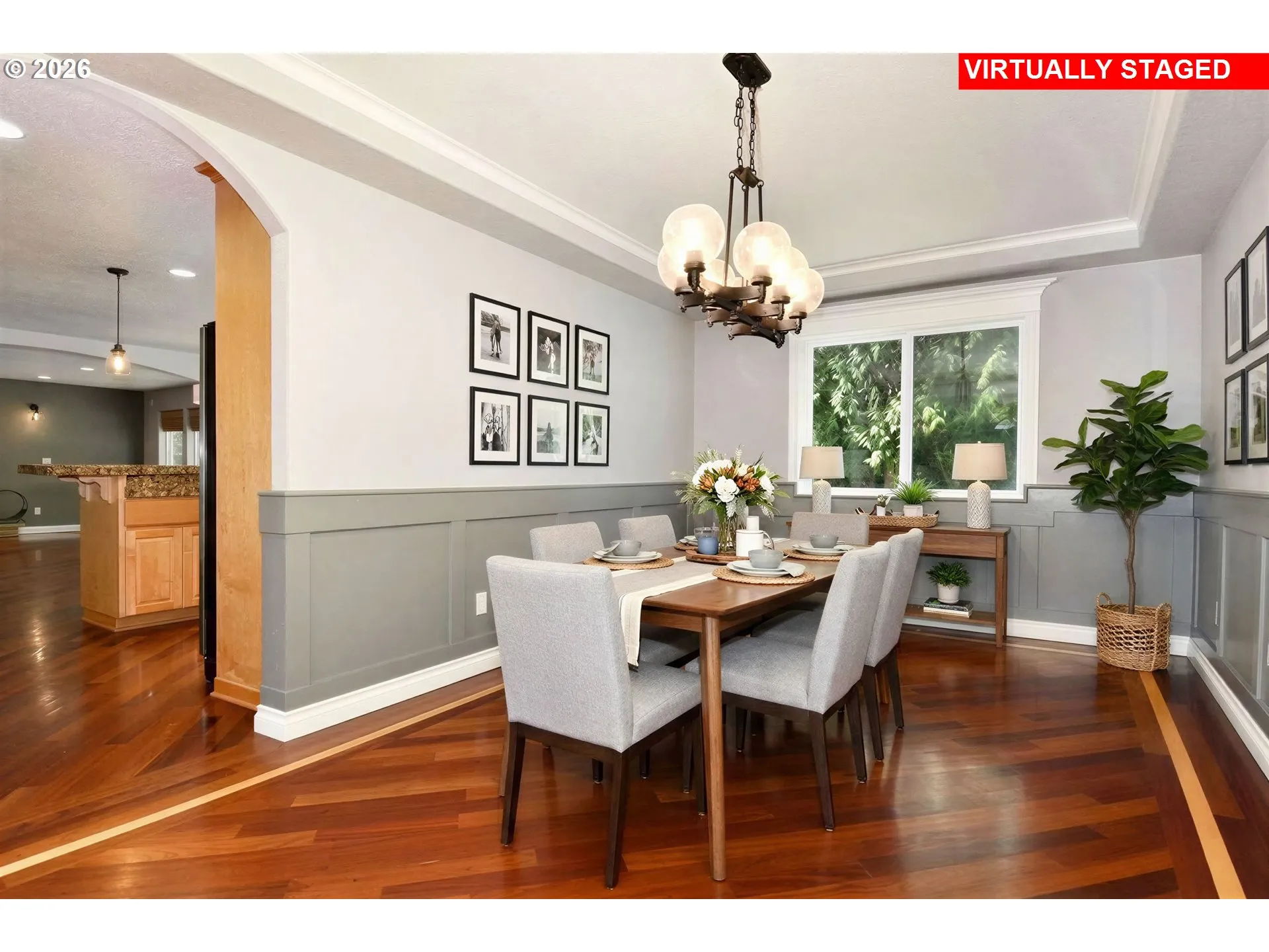 Dining Room-Coffered Ceilings