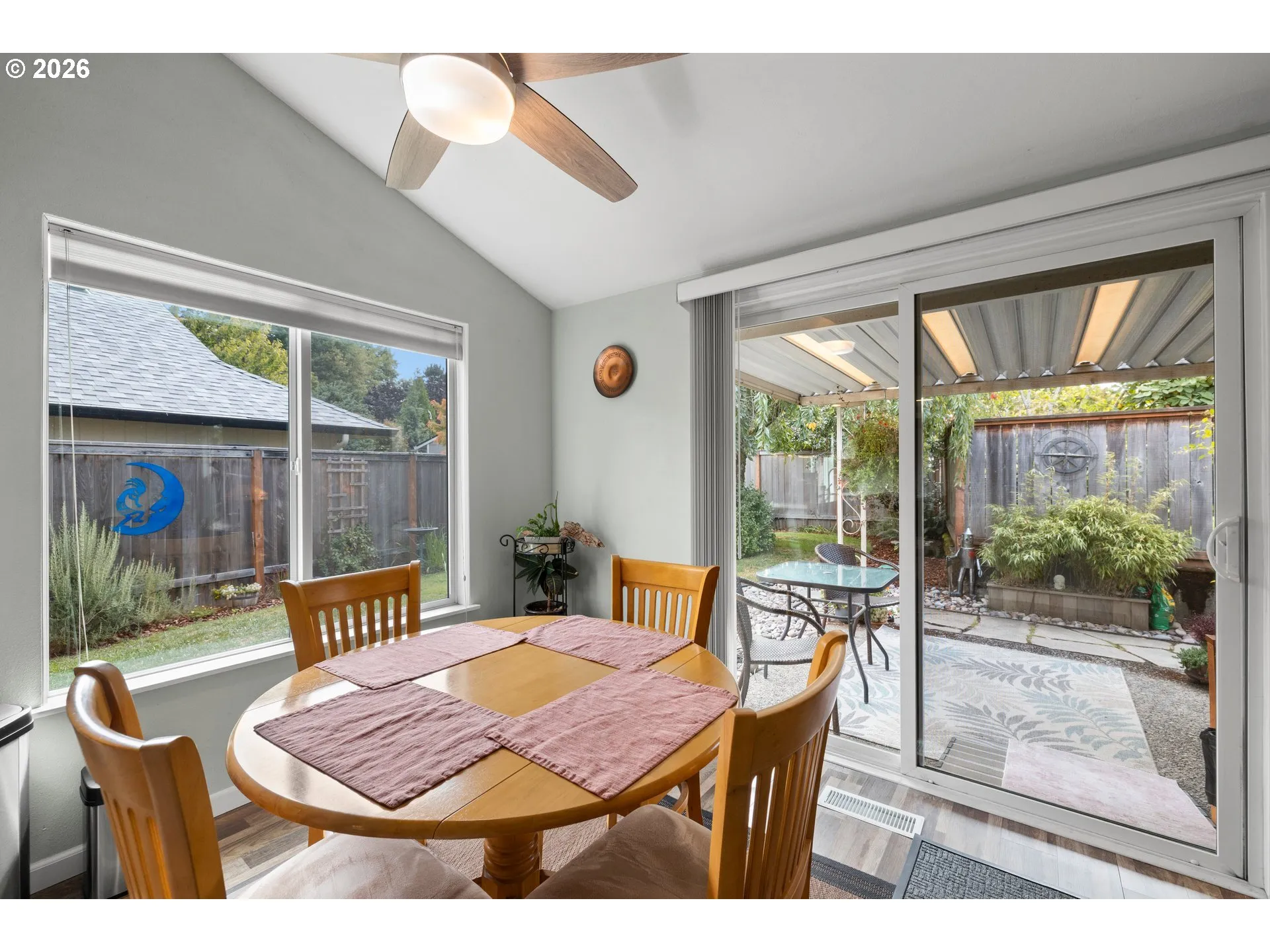 Breakfast Area-Ceiling Fan