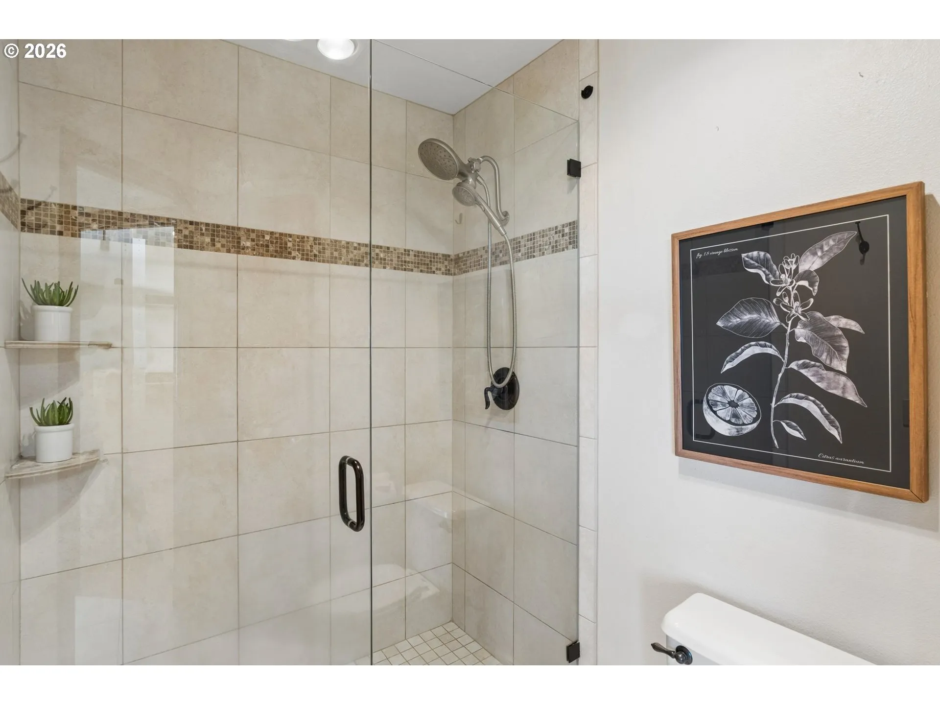 Bathroom, Attached-Walk in Shower