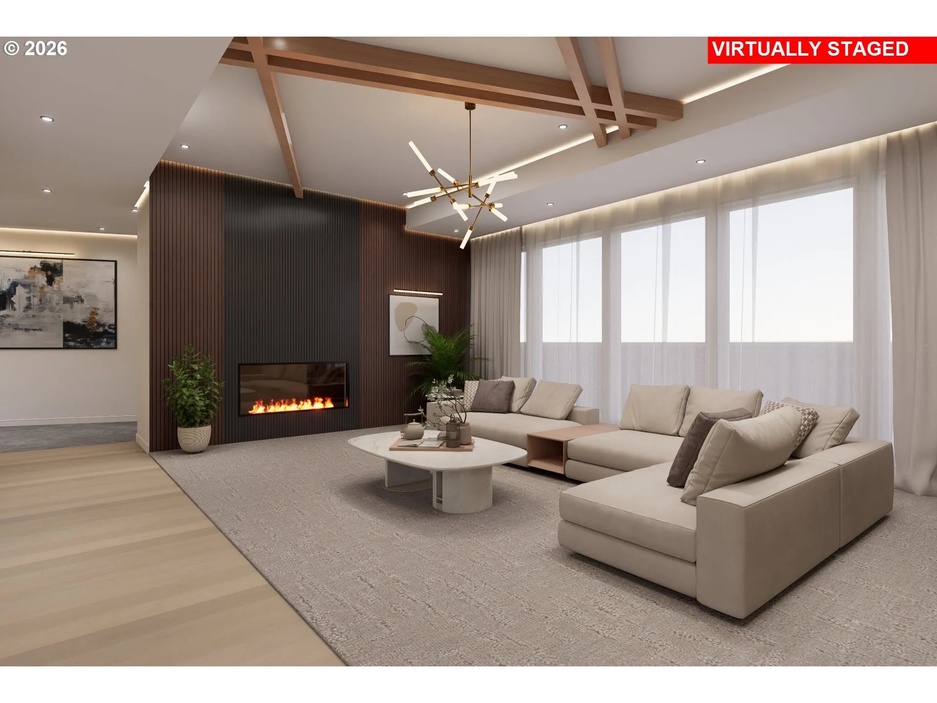 Living Room-Fireplace