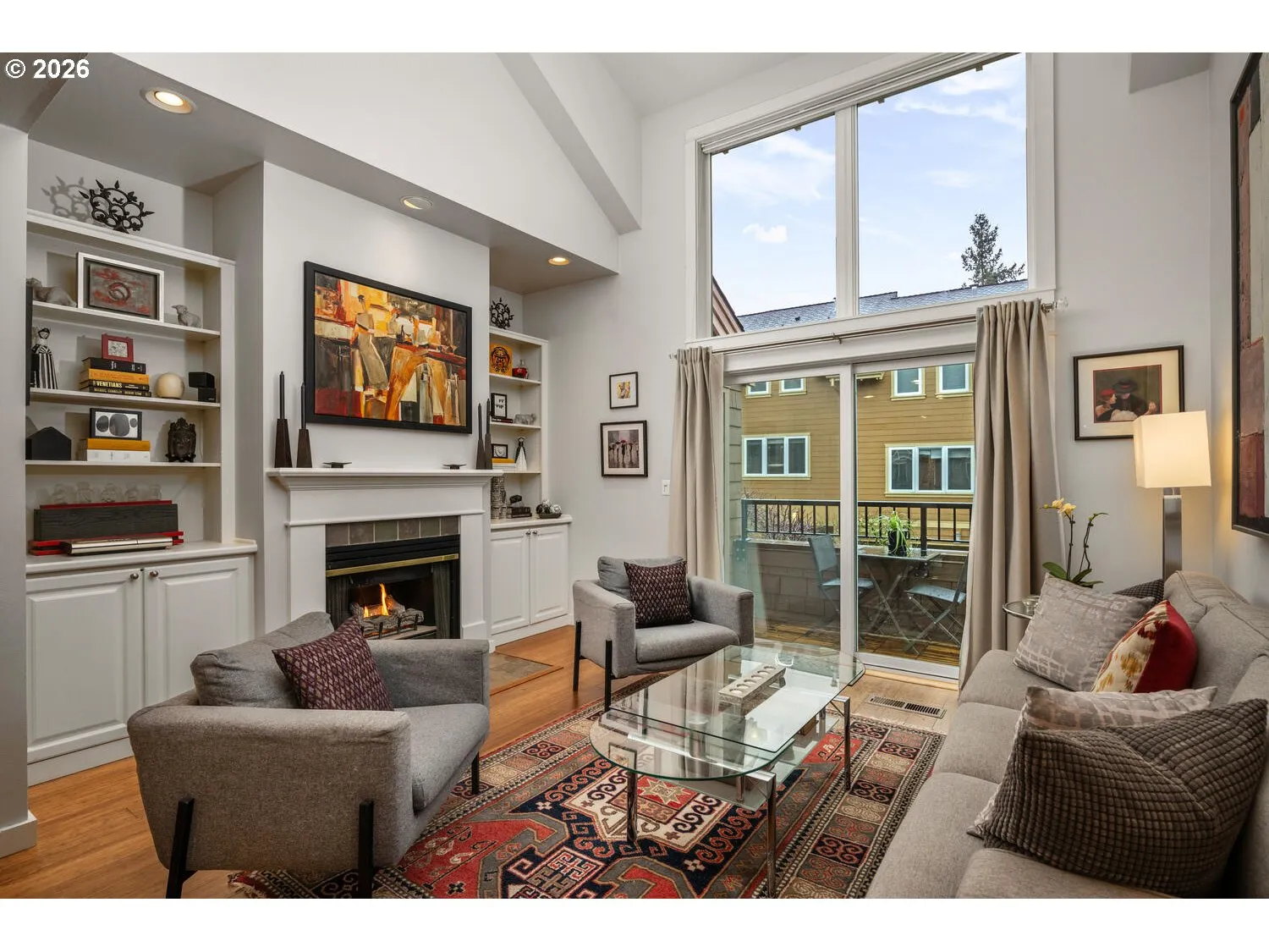 Living Room-Fireplace