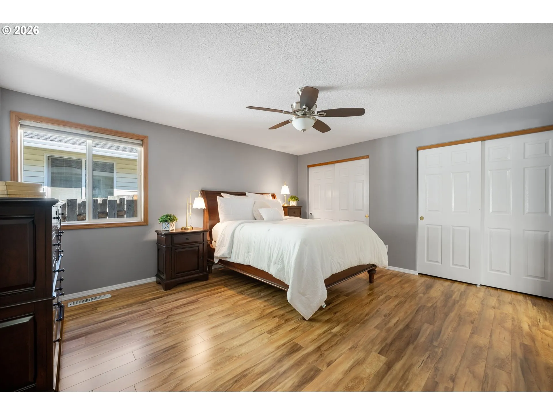 Bedroom, Primary-Ceiling Fan
