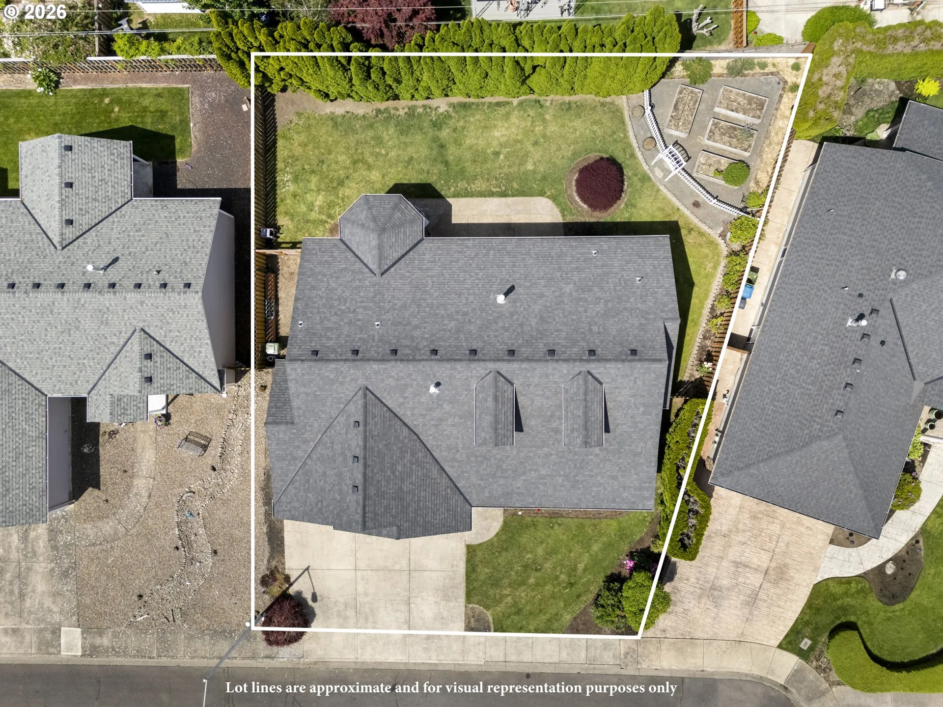 Approximate Property Lines-Aerial