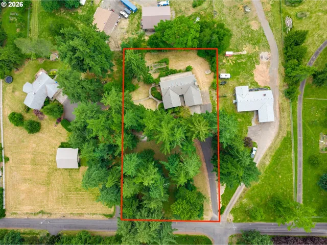 Approximate Property Lines-Wooded / Acreage
