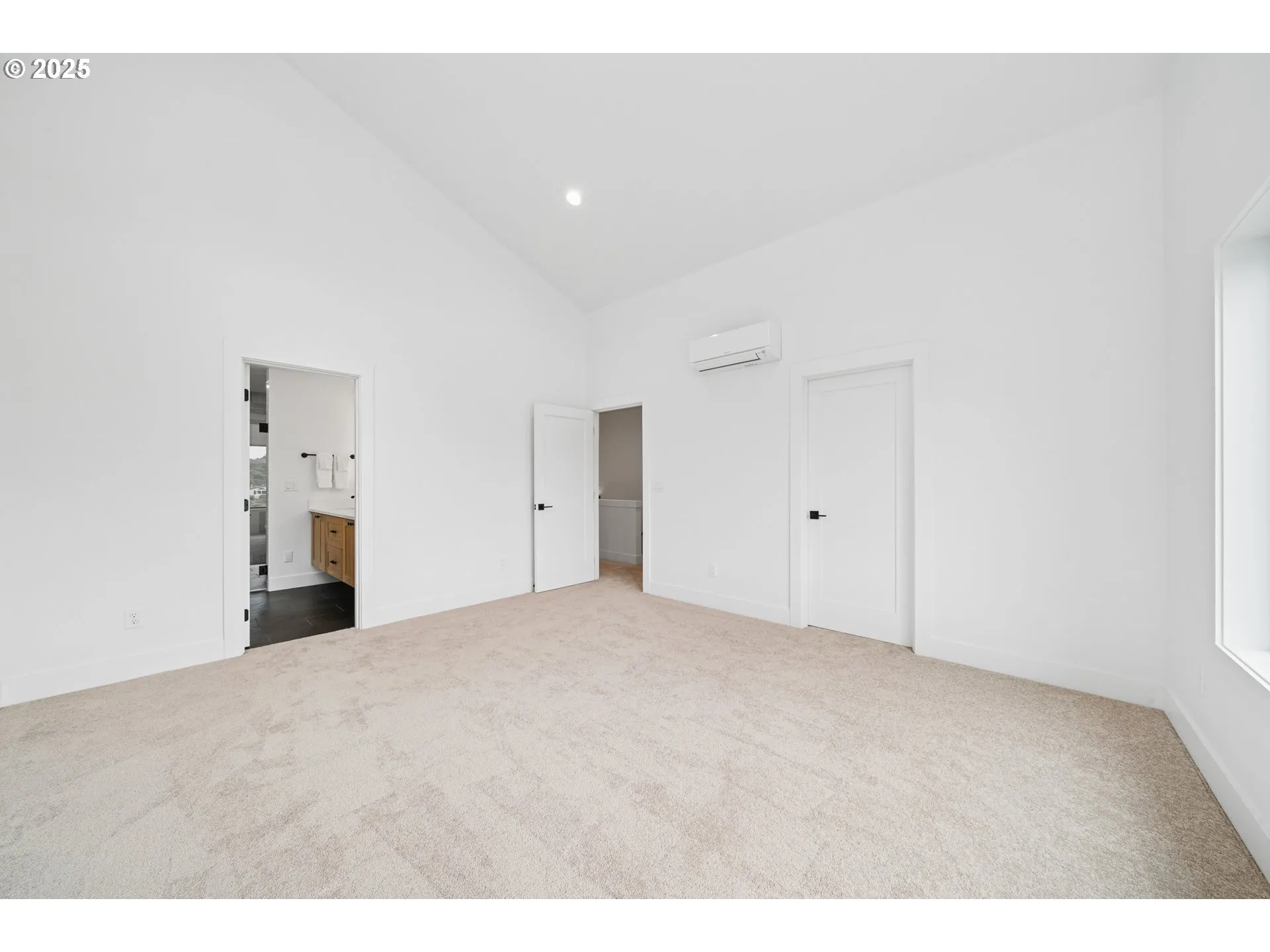 Bedroom, Owner's Suite-Vaulted Ceilings