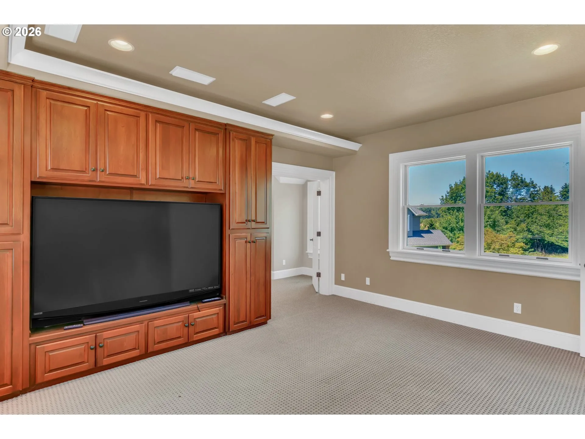 Media Room-Coffered Ceilings