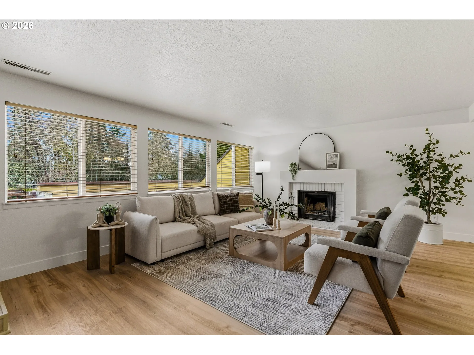 Living Room-Fireplace