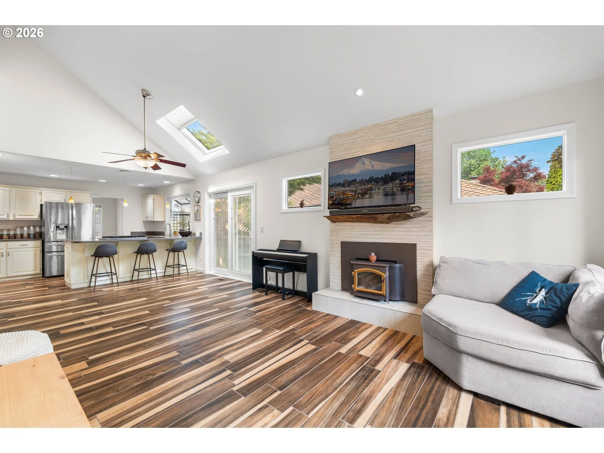 Family Room-Skylight