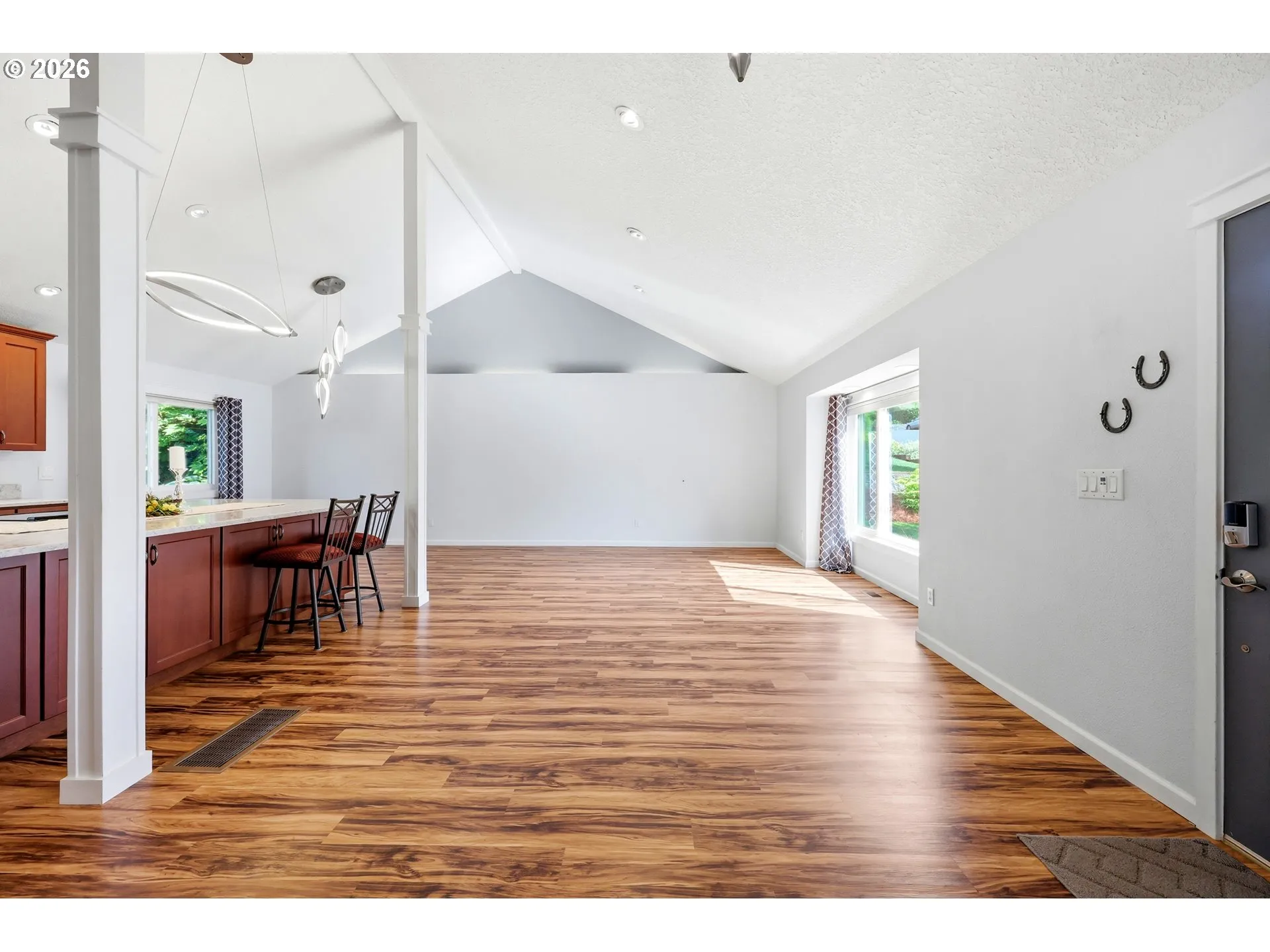 Living Room-Vaulted Ceilings