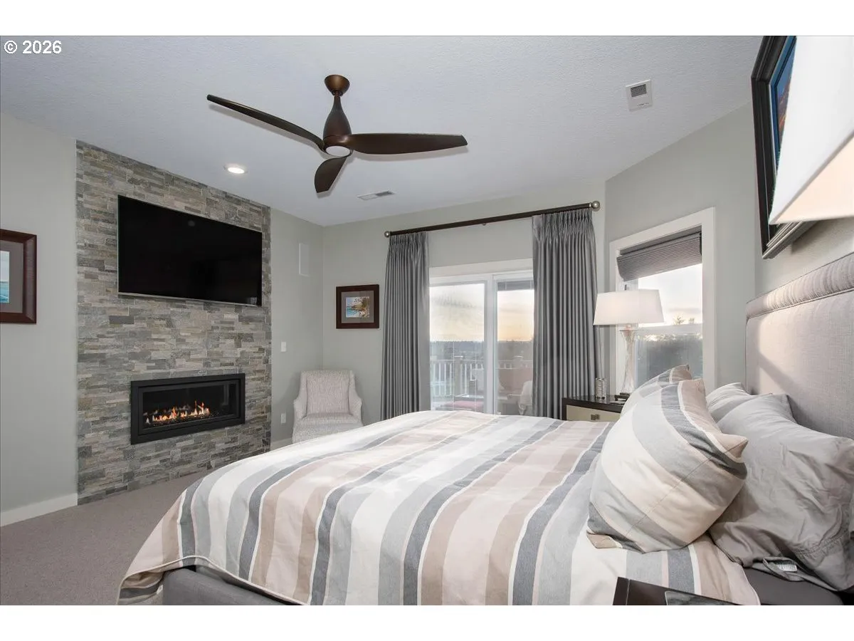 Primary Bedroom-Fireplace