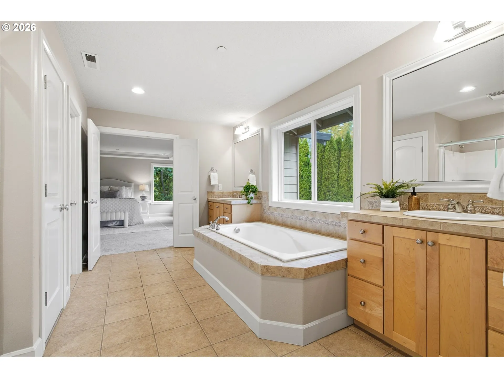 Primary Bedroom-Attached Bathroom