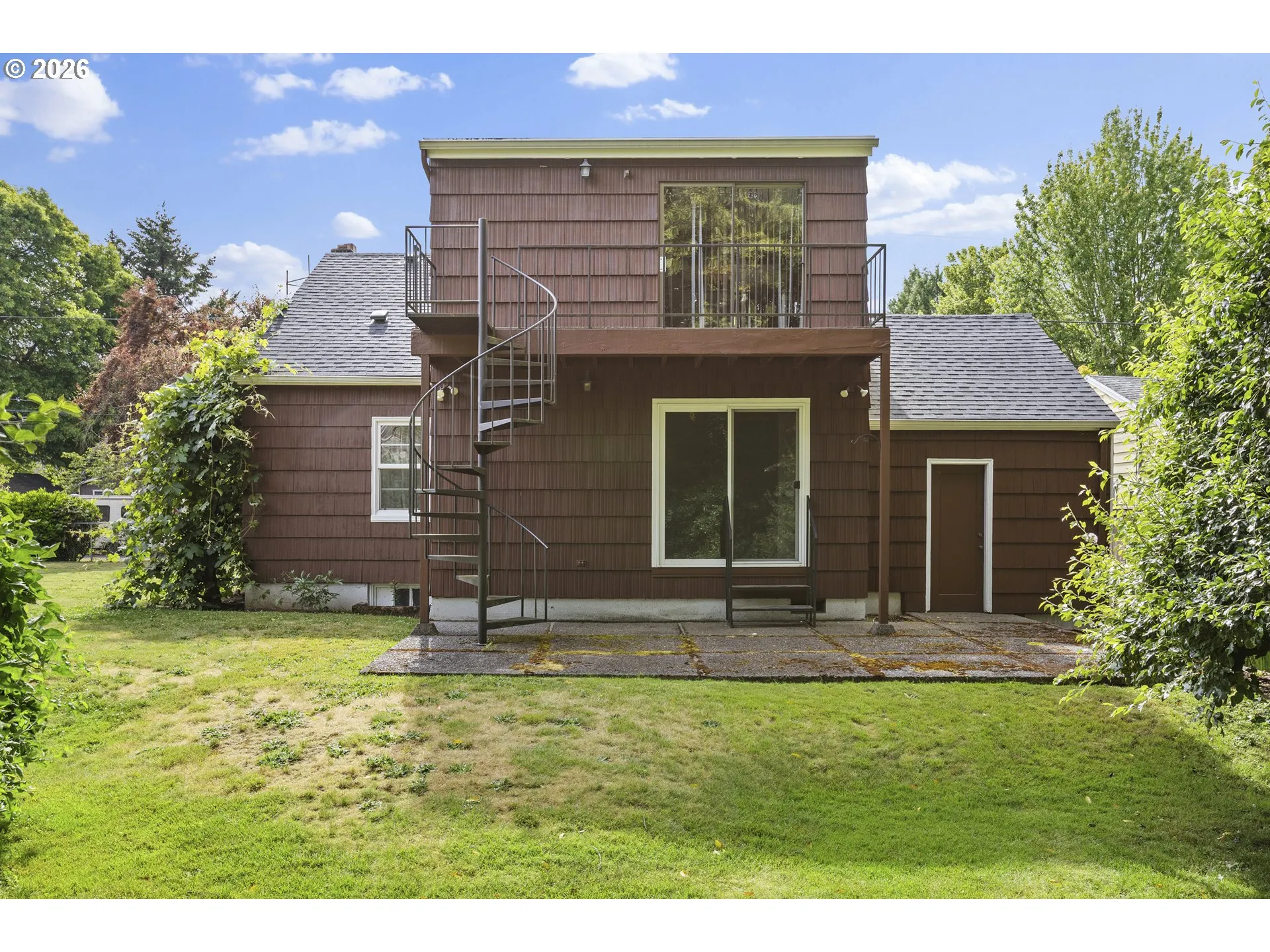 Backyard-View From